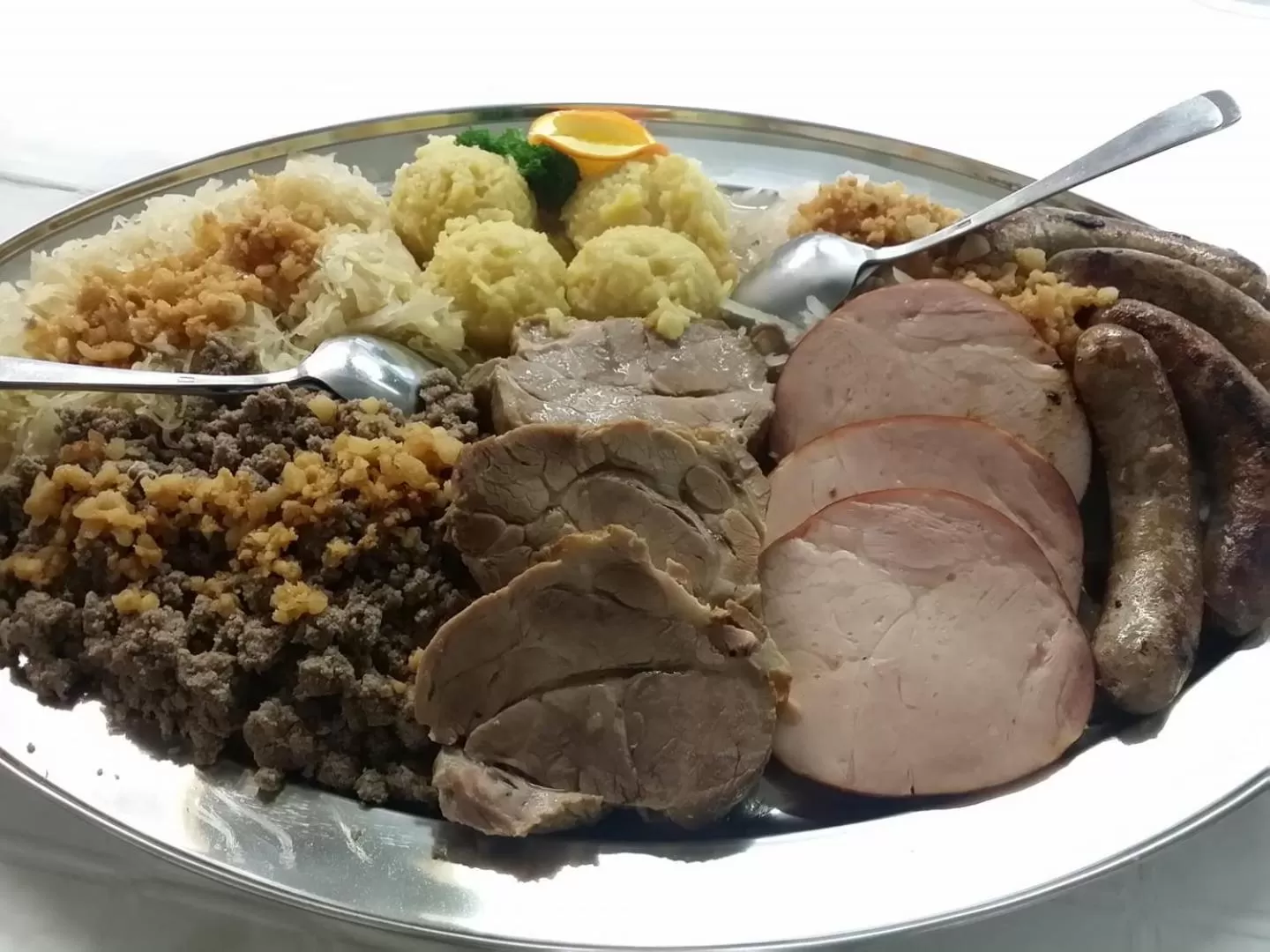 Food close-up in Gostisce Jezero