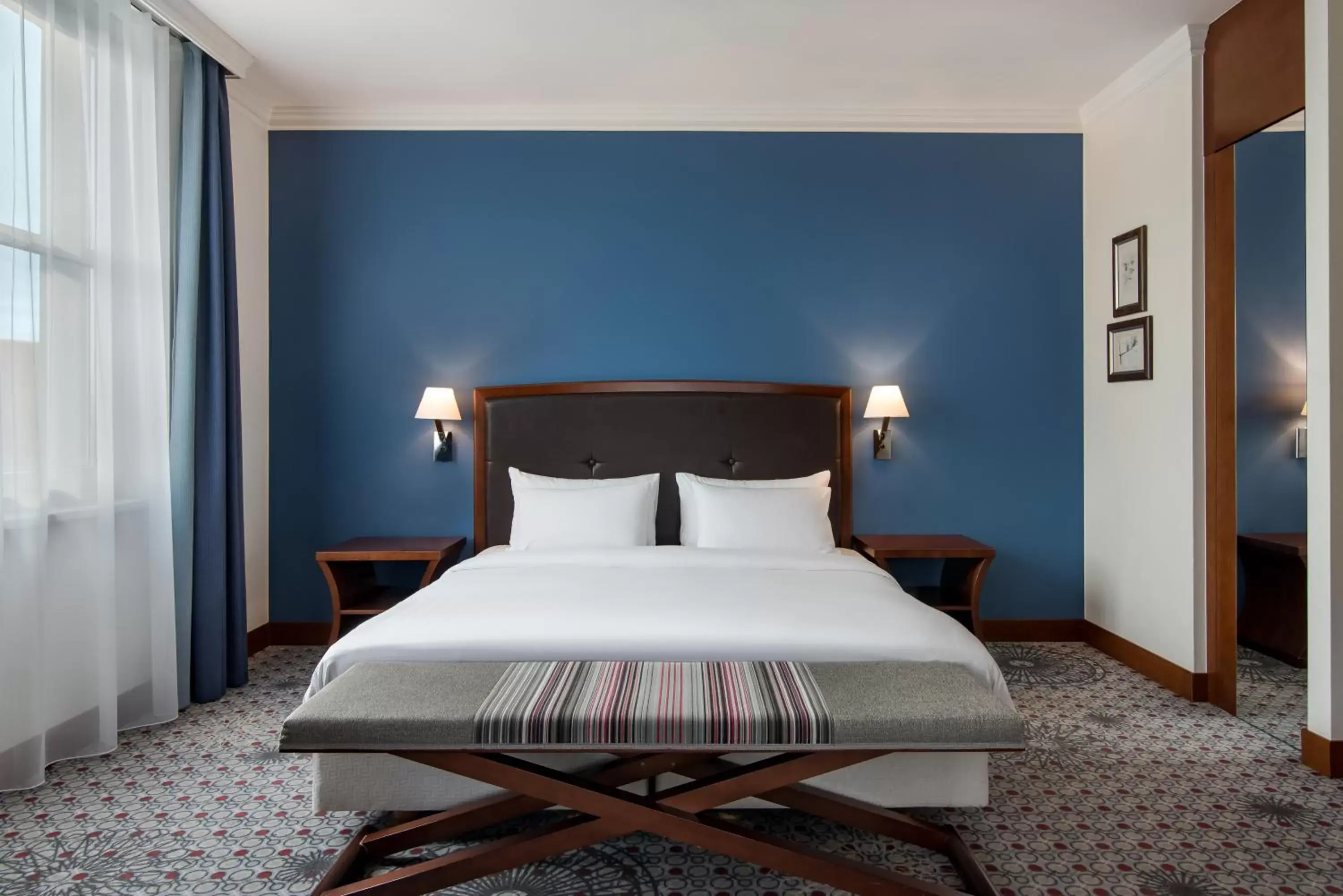 Bed in Radisson Blu Hotel Wroclaw