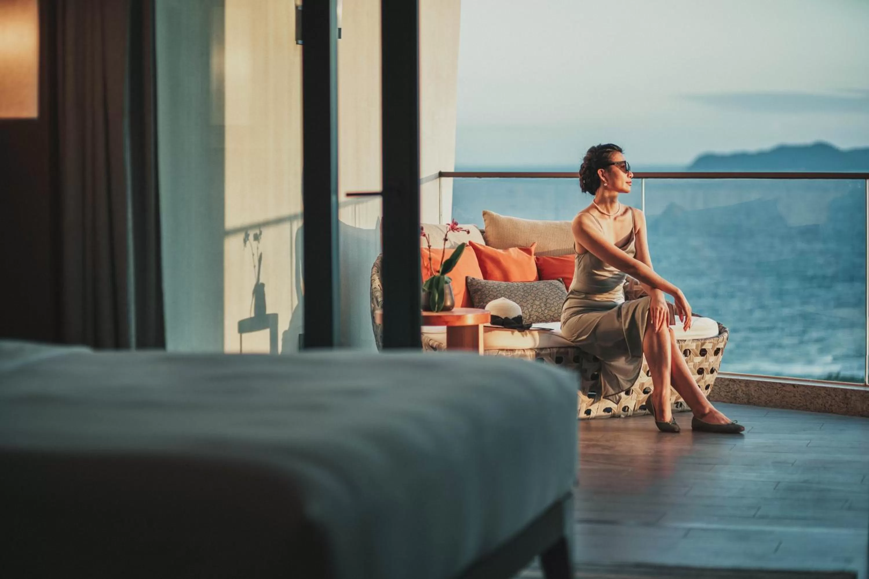 Balcony/Terrace in Crowne Plaza Sanya Haitang Bay Resort by IHG