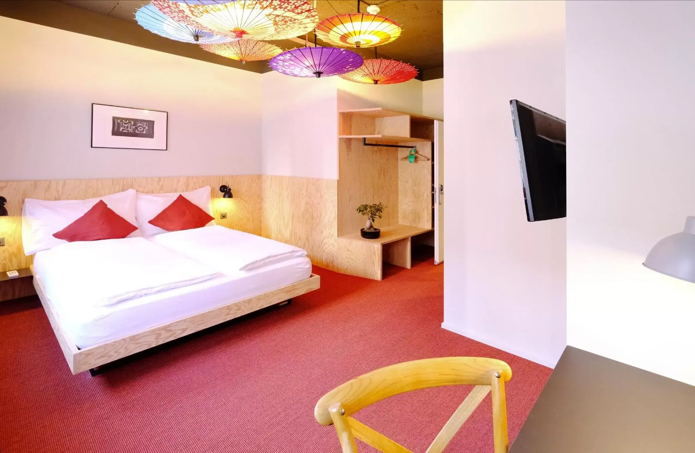 Bed in Hotel Nozomi