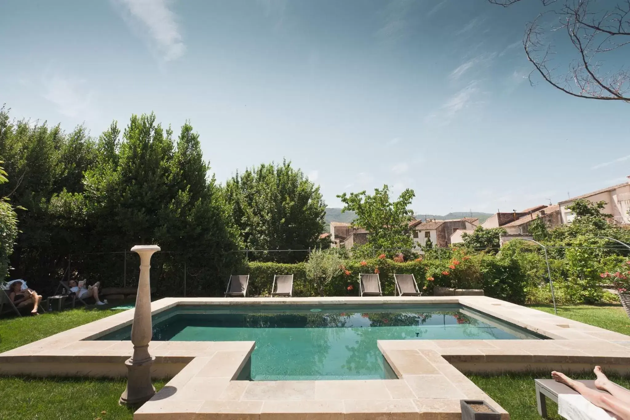 Garden, Swimming Pool in Le Couvent D'Herepian