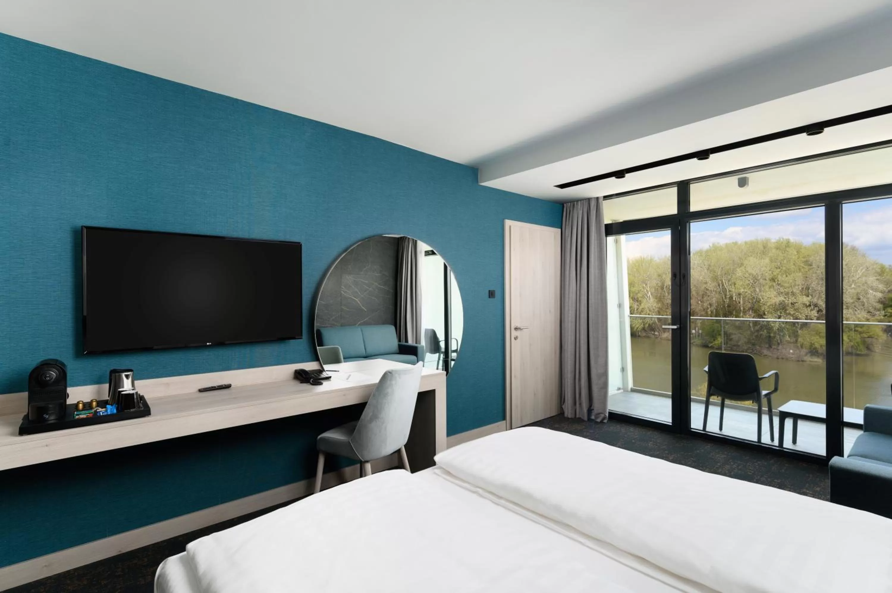 Bedroom, Bed in Mercure Tokaj Center