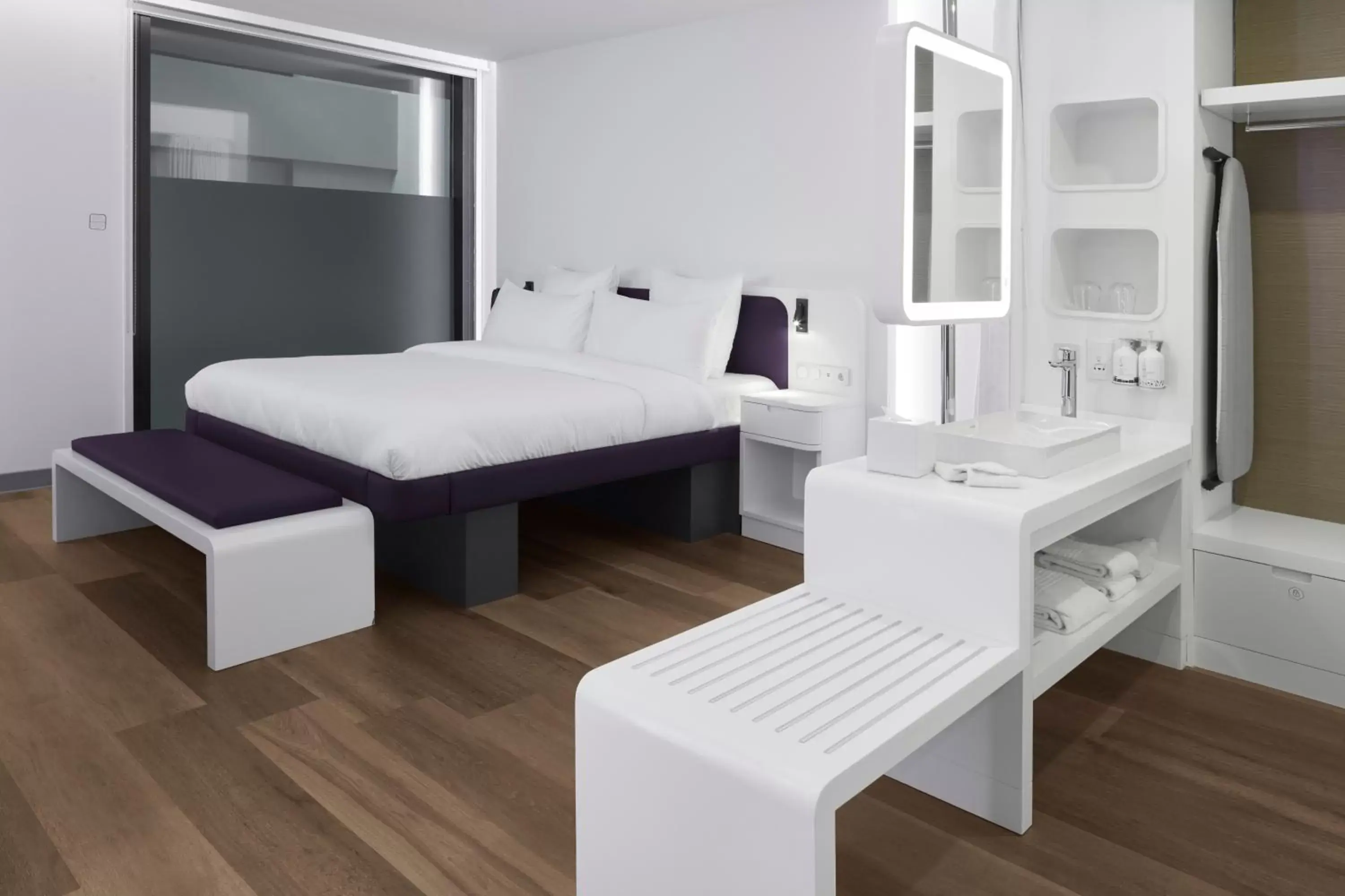 Bed in YOTEL Istanbul Airport, City Entrance