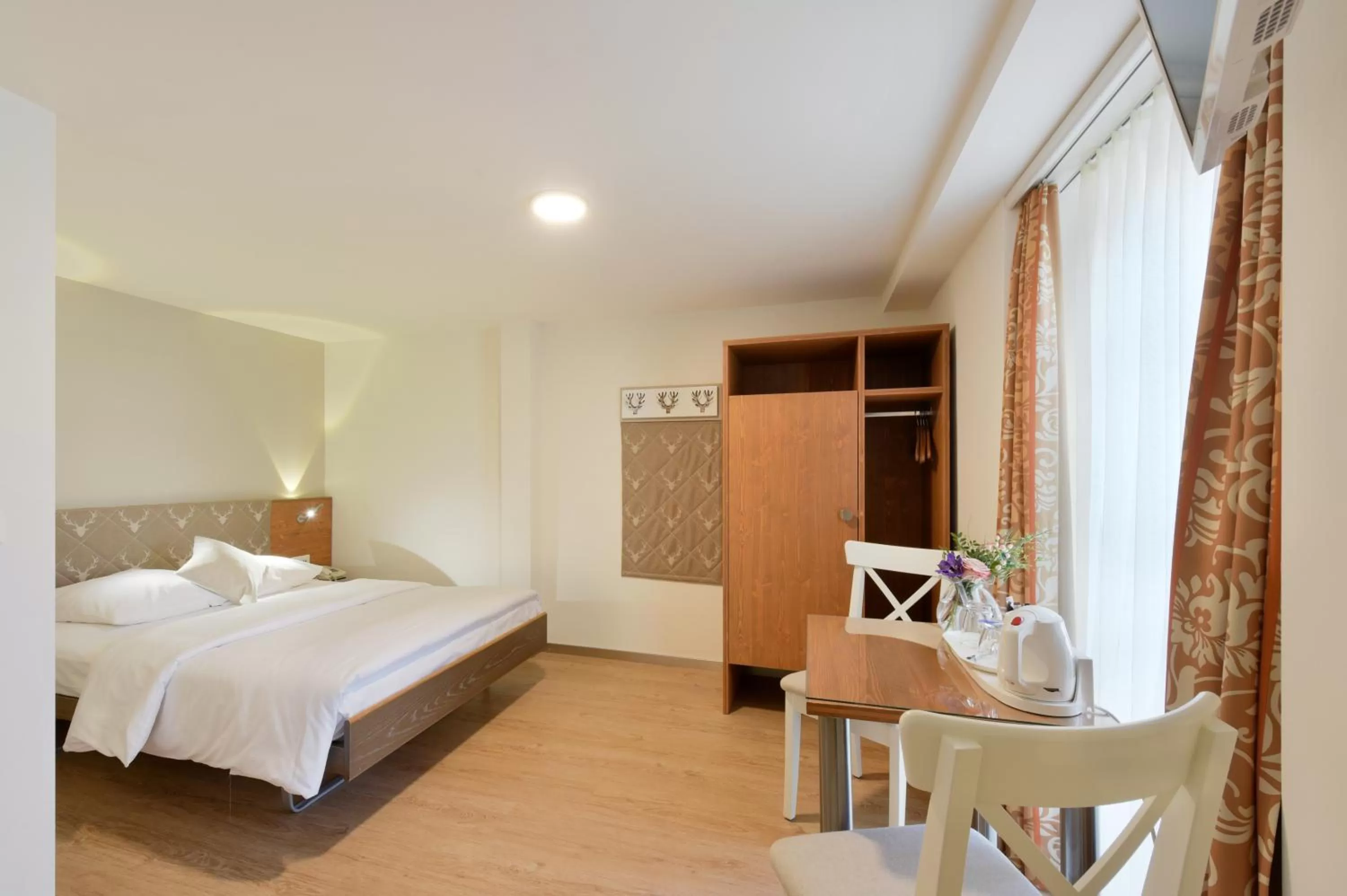 Photo of the whole room, Bed in Hotel Hirschen