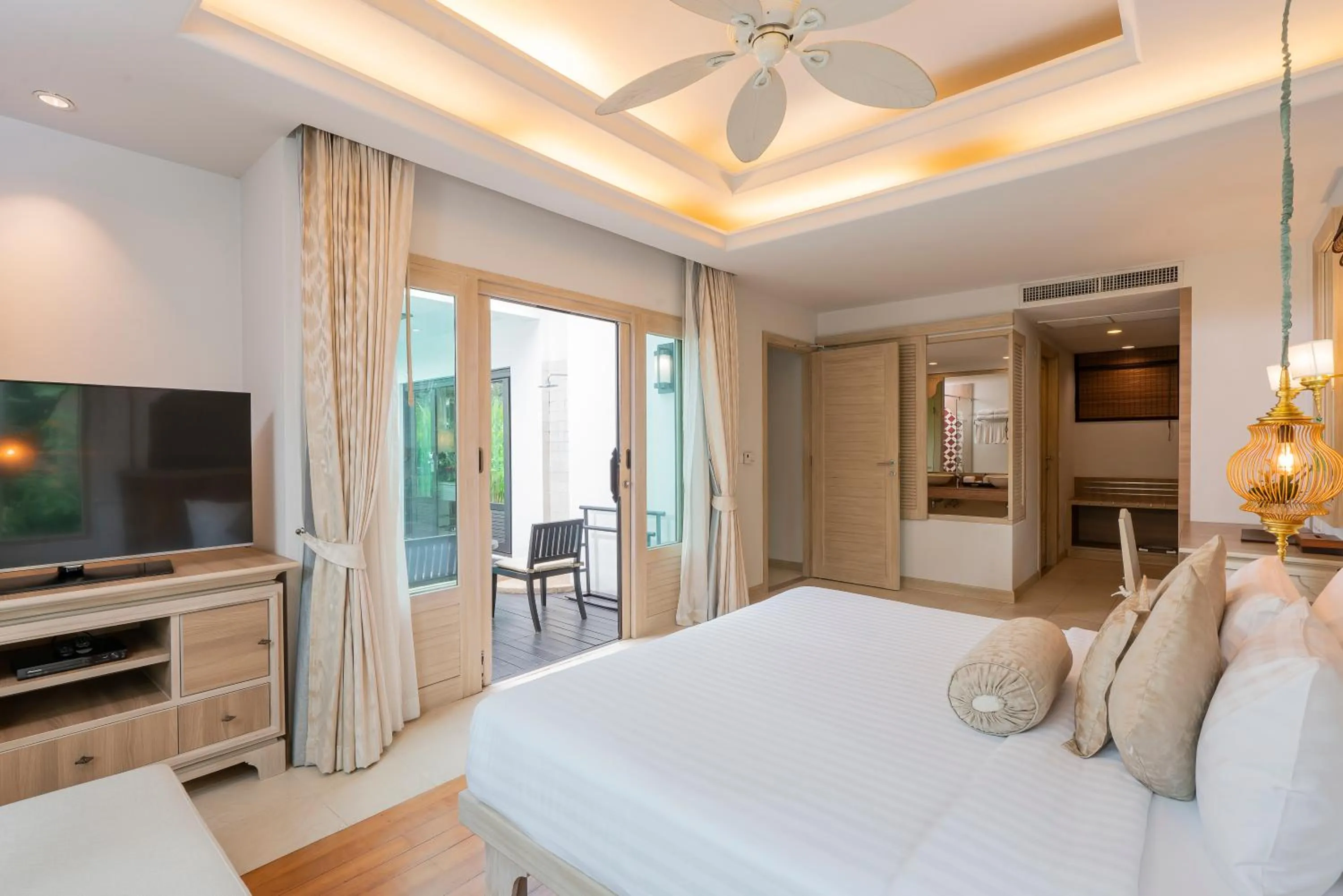 Bedroom, Bed in Ravindra Beach Resort & Spa - SHA Extra Plus