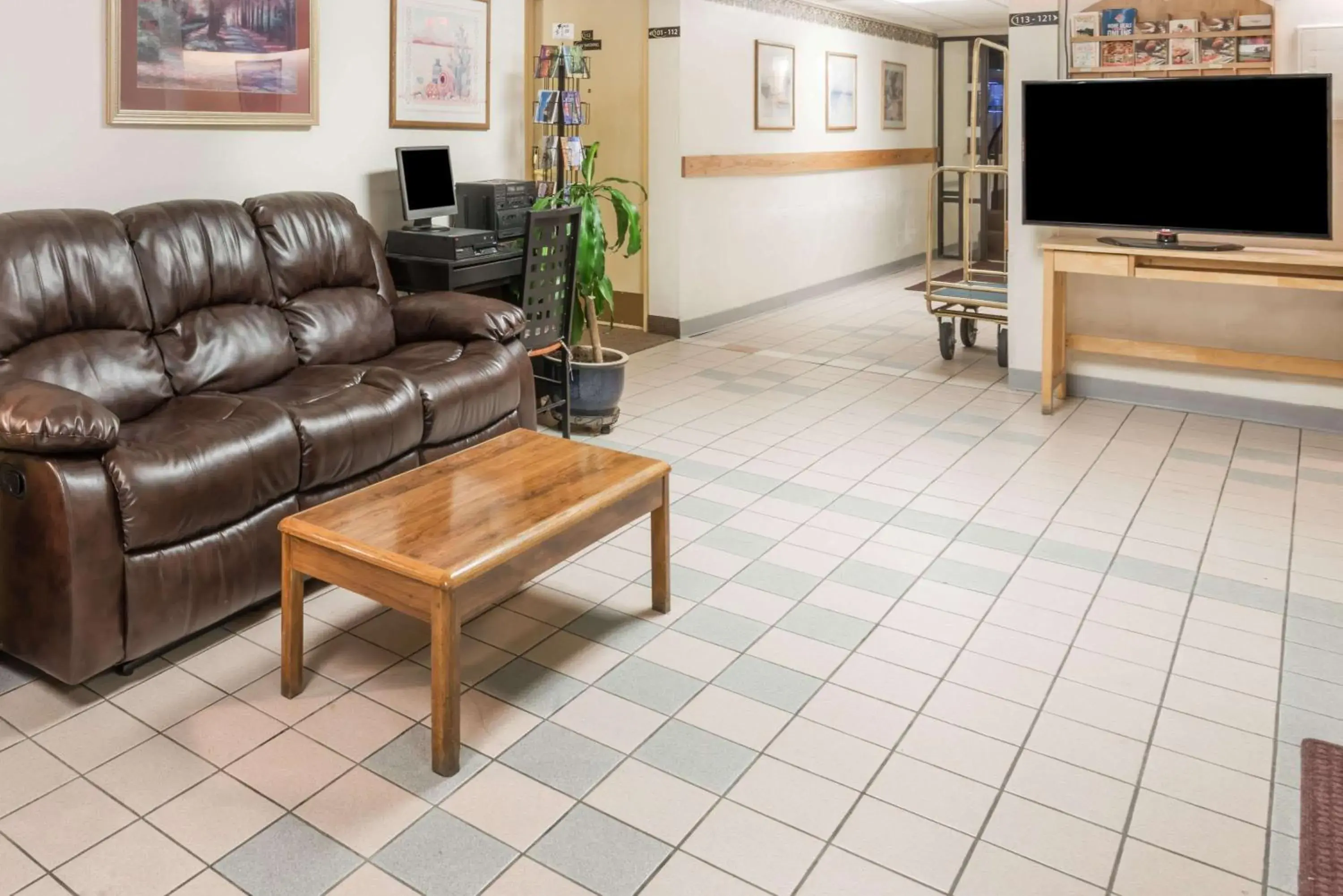 Lobby or reception in Super 8 by Wyndham Laramie Lobby or reception in Super 8 by Wyndham Laramie