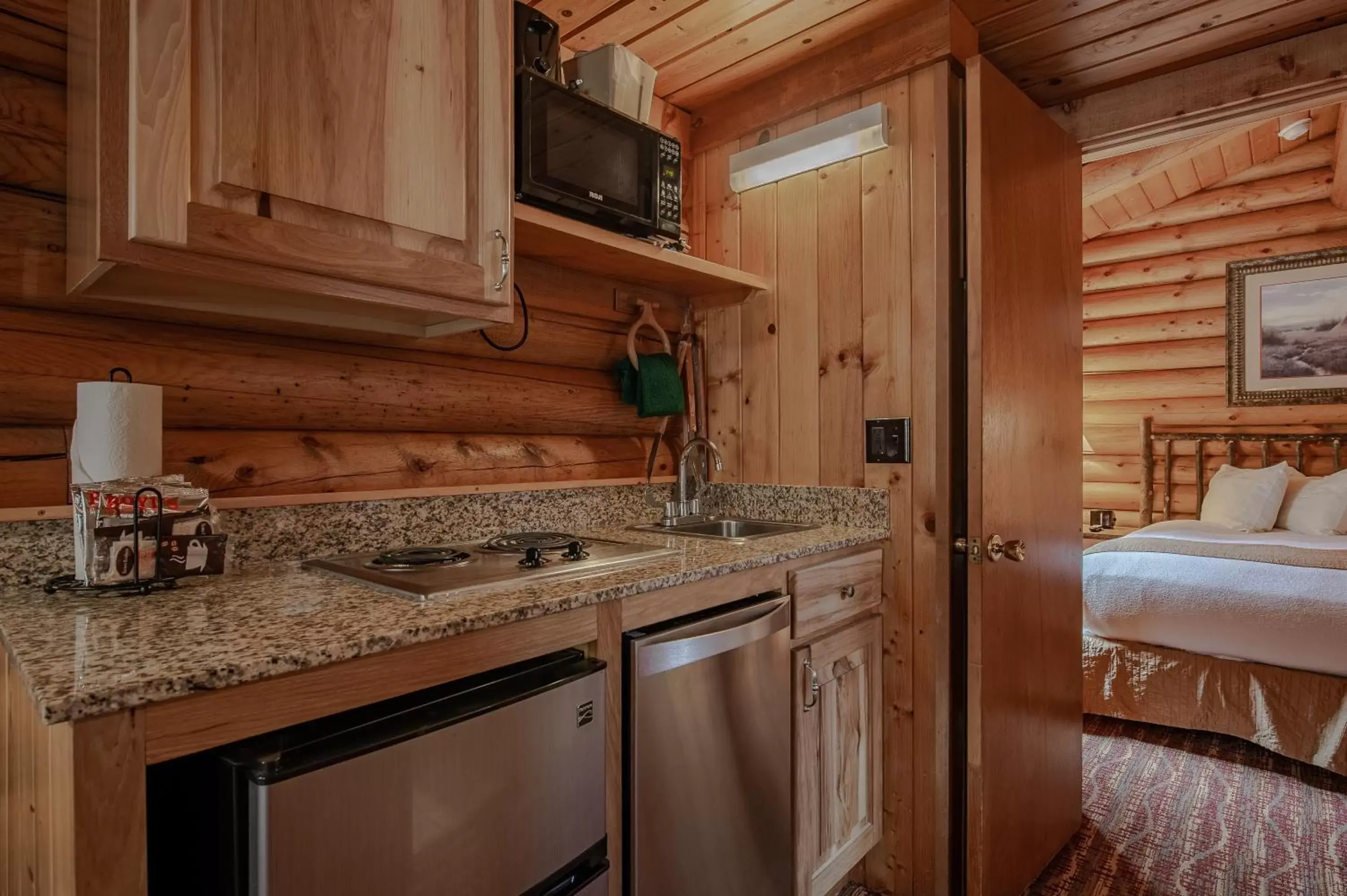 Kitchen or kitchenette in Cowboy Village Resort