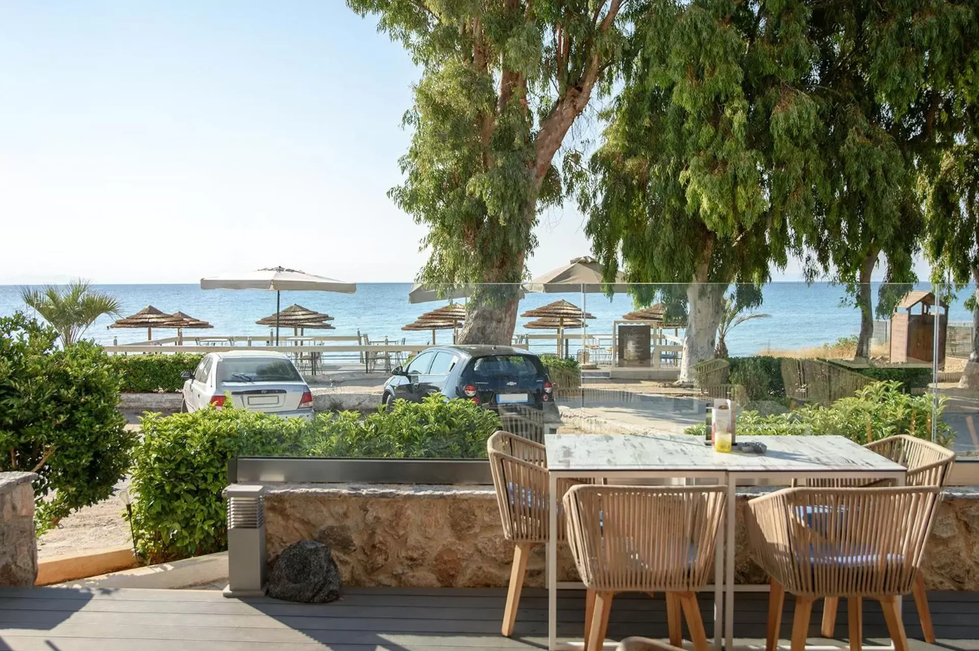 Balcony/Terrace in Seasabelle Hotel near Athens Airport