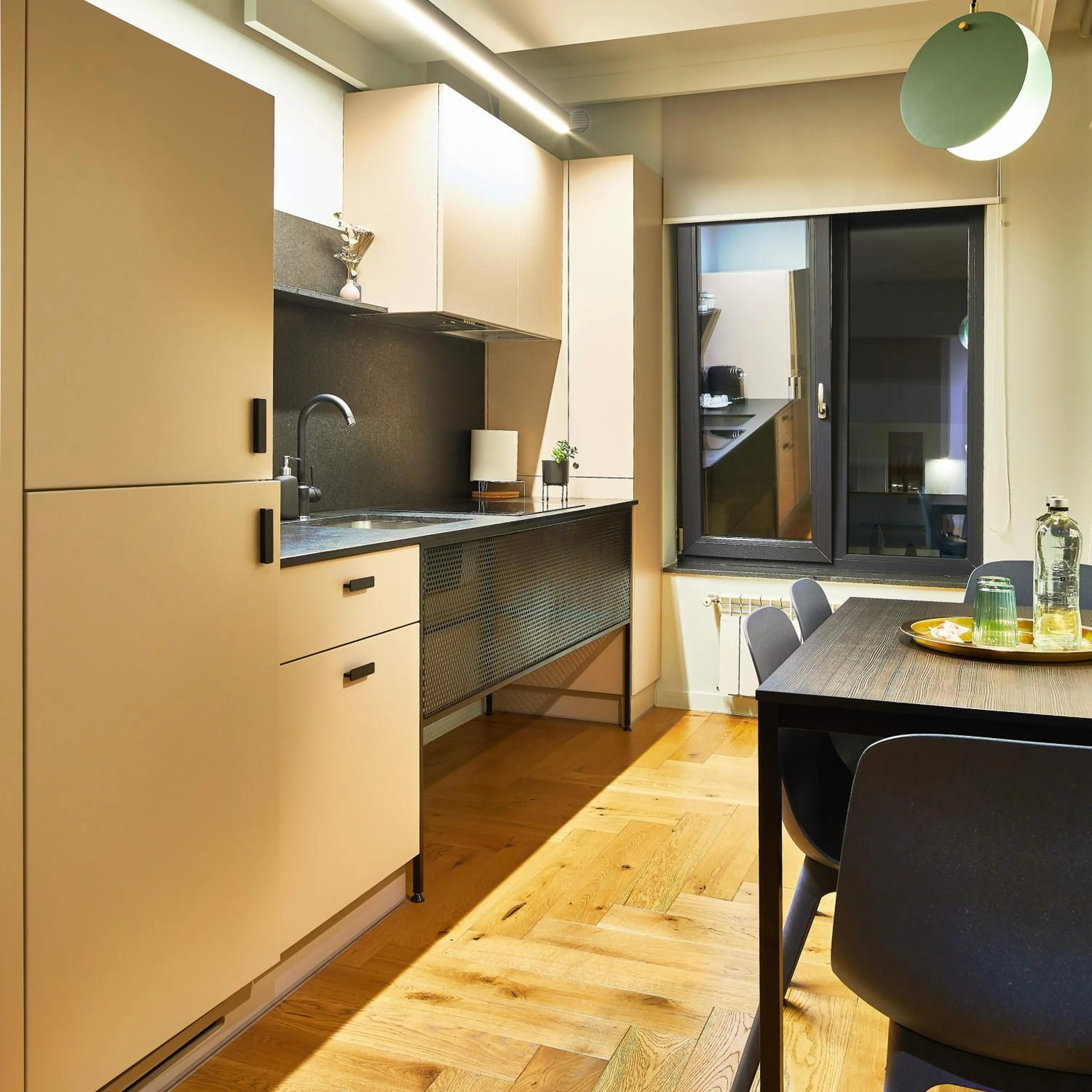 Kitchen or kitchenette in Atlas Aparthotel