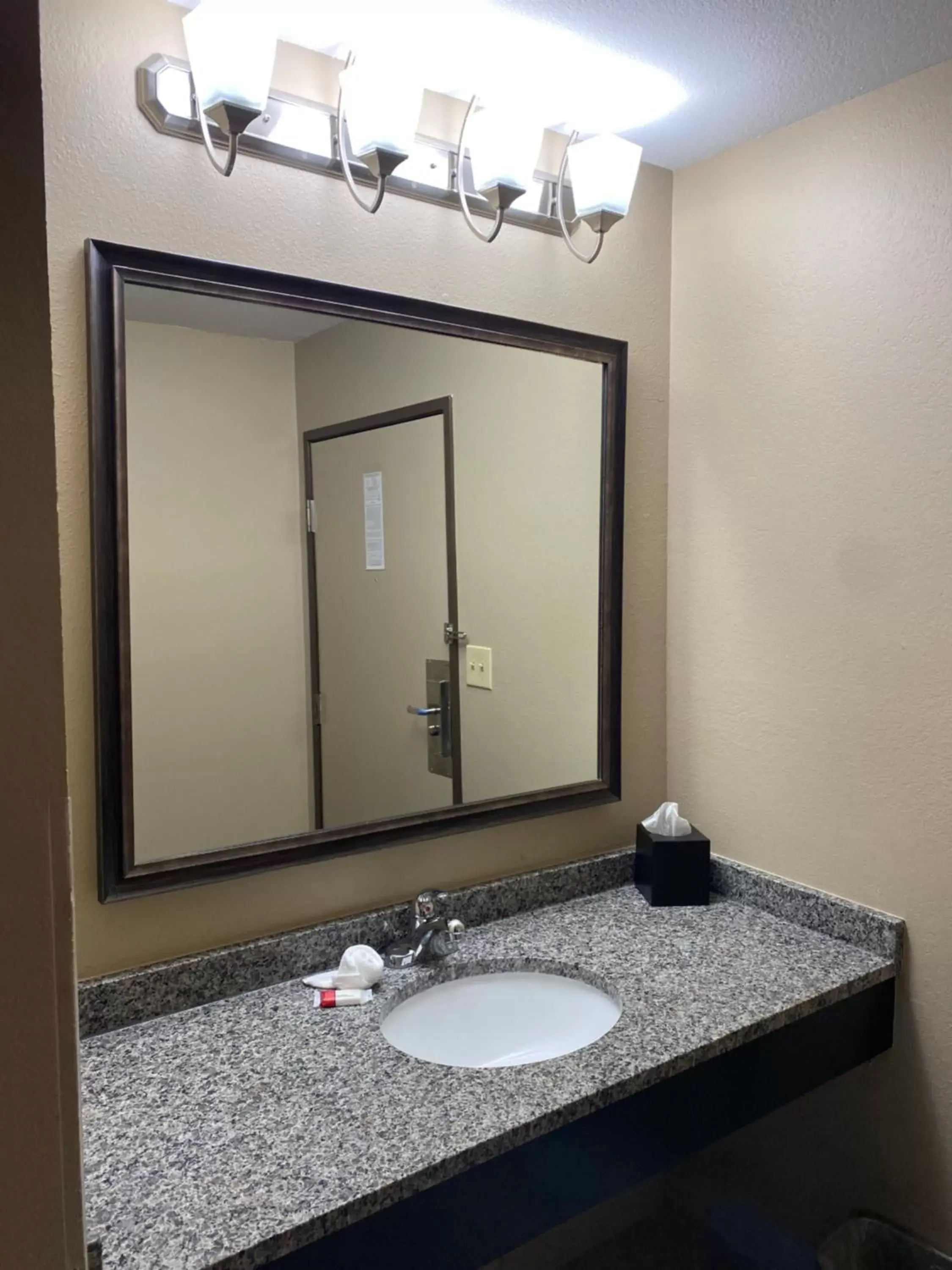 Bathroom in Super 8 by Wyndham Independence