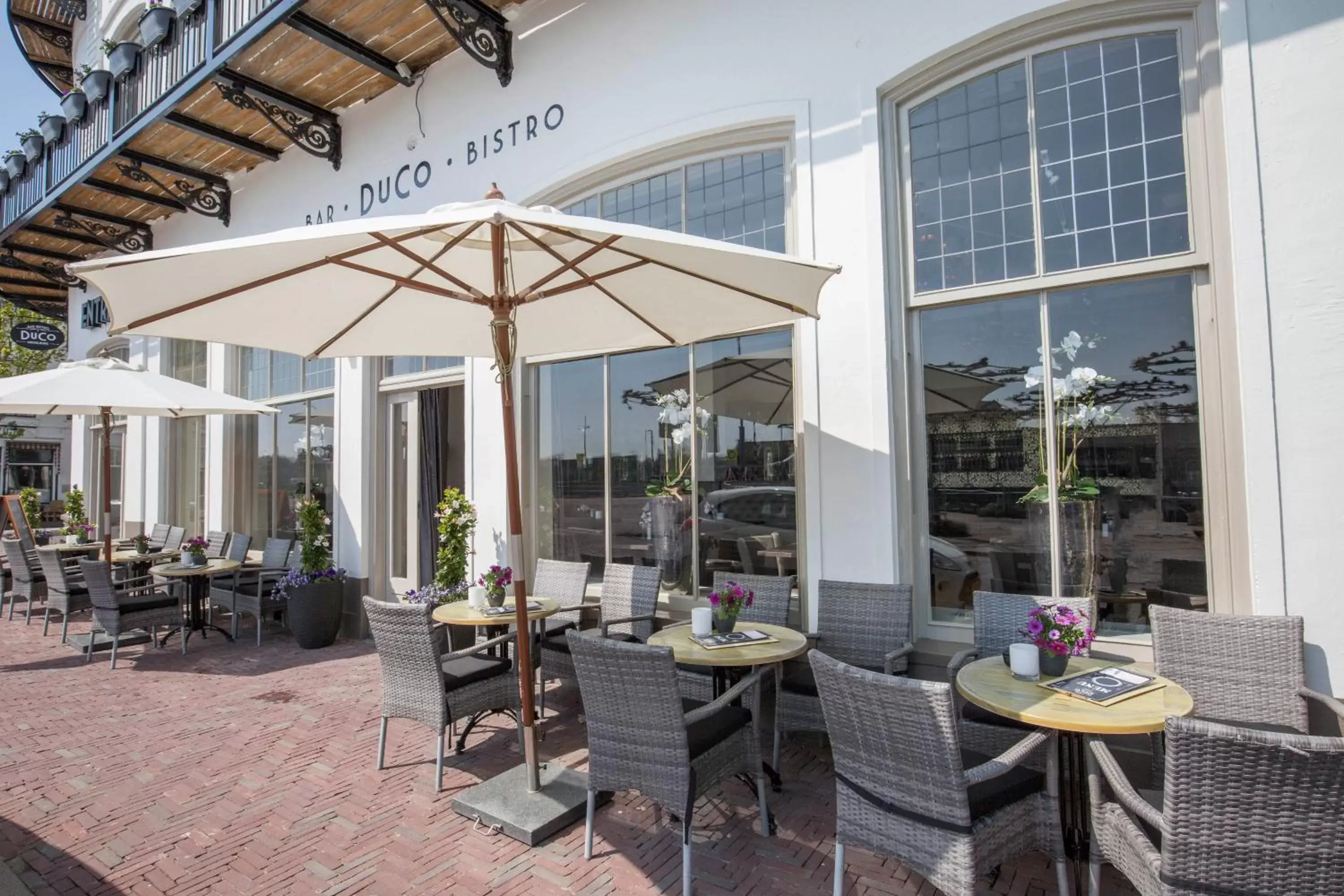 Balcony/Terrace, Restaurant/Places to Eat in Fletcher Hotel-Restaurant Middelburg