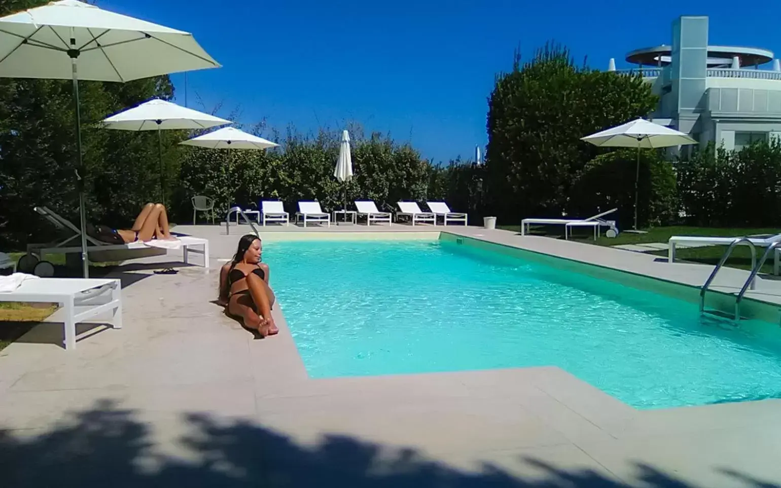 Garden, Swimming Pool in Grand Hotel Passetto