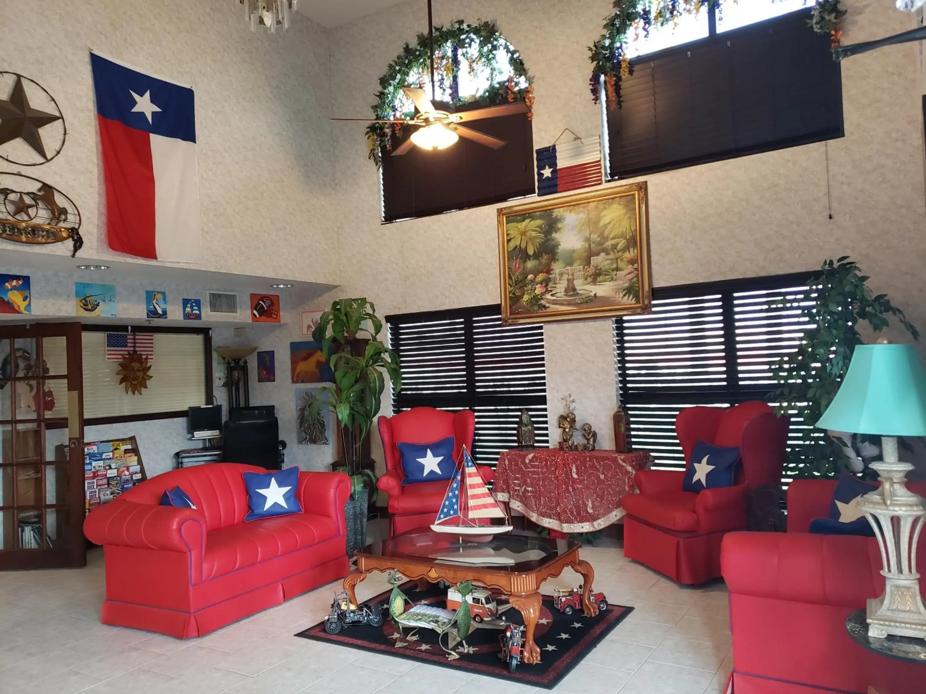 Lobby or reception, Lobby/Reception in Texas Inn Harlingen