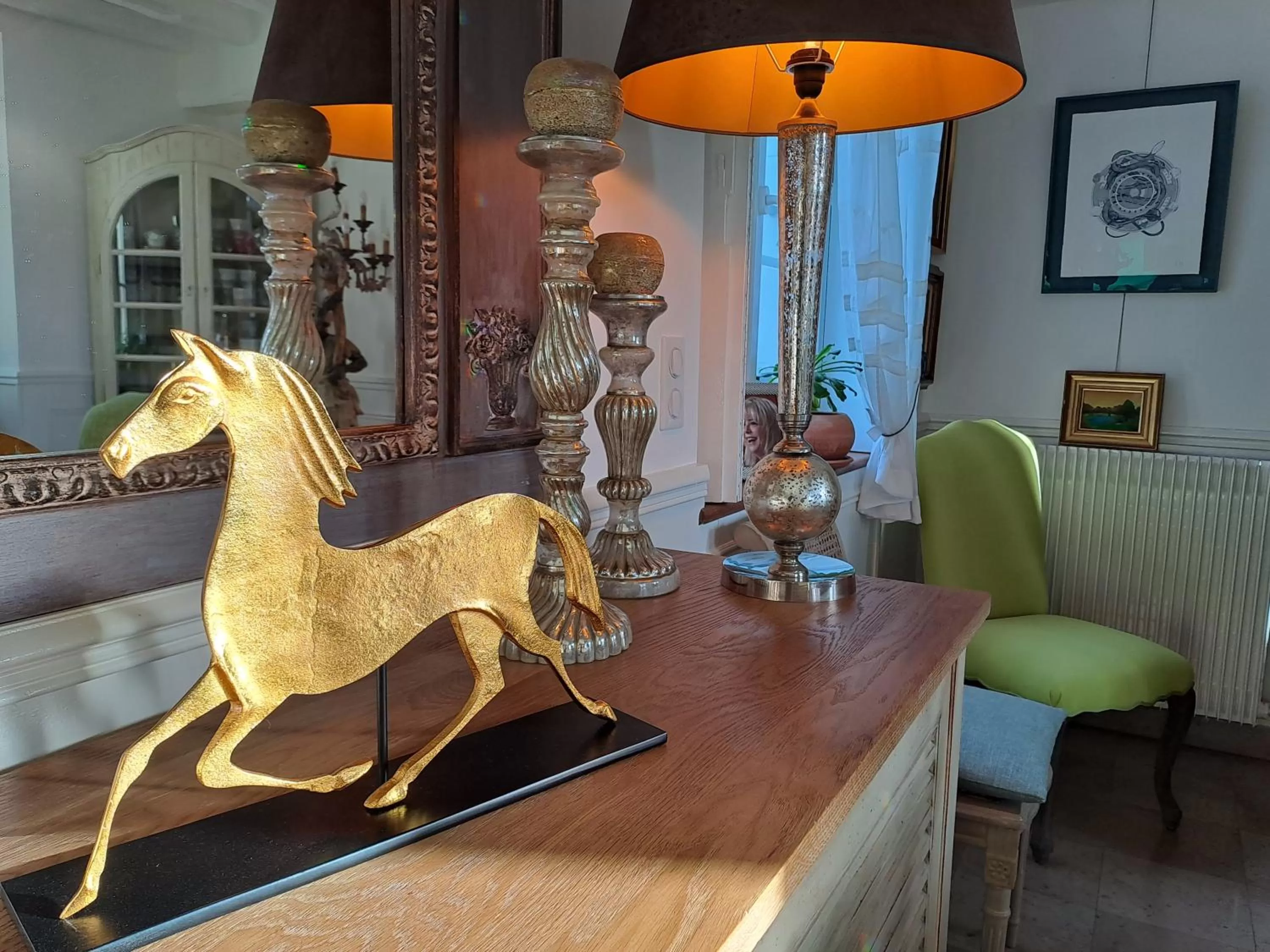 Restaurant/places to eat, Seating Area in Chambres et Tables d'hôtes du Puits d'Athie