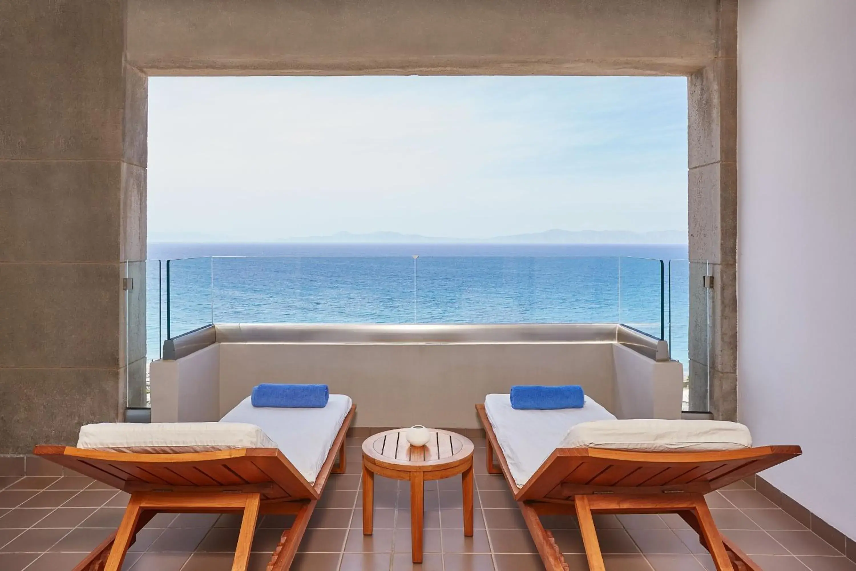 Bedroom, Sea View in Sheraton Rhodes Resort