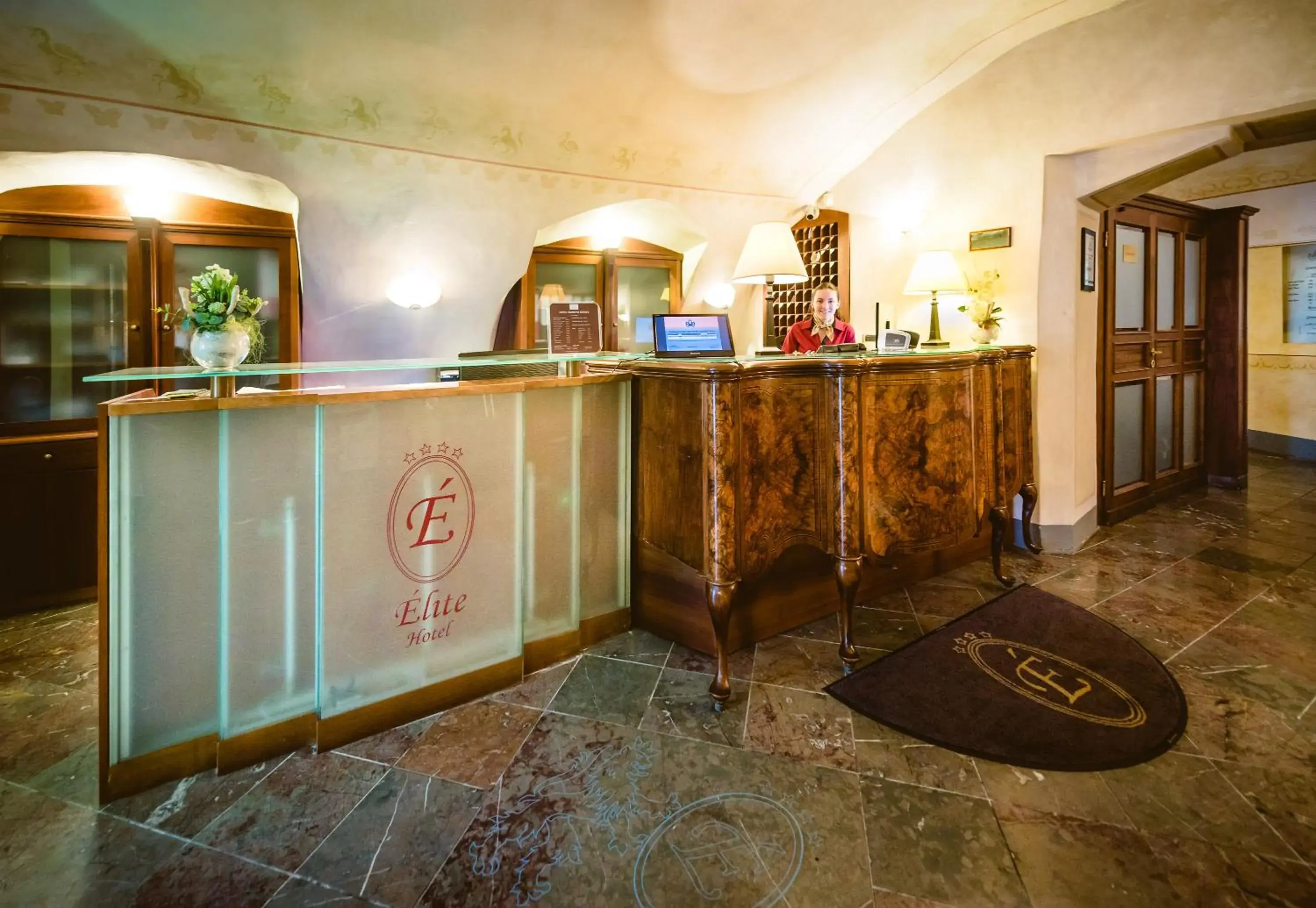 Lobby or reception, Lobby/Reception in Hotel Elite Prague