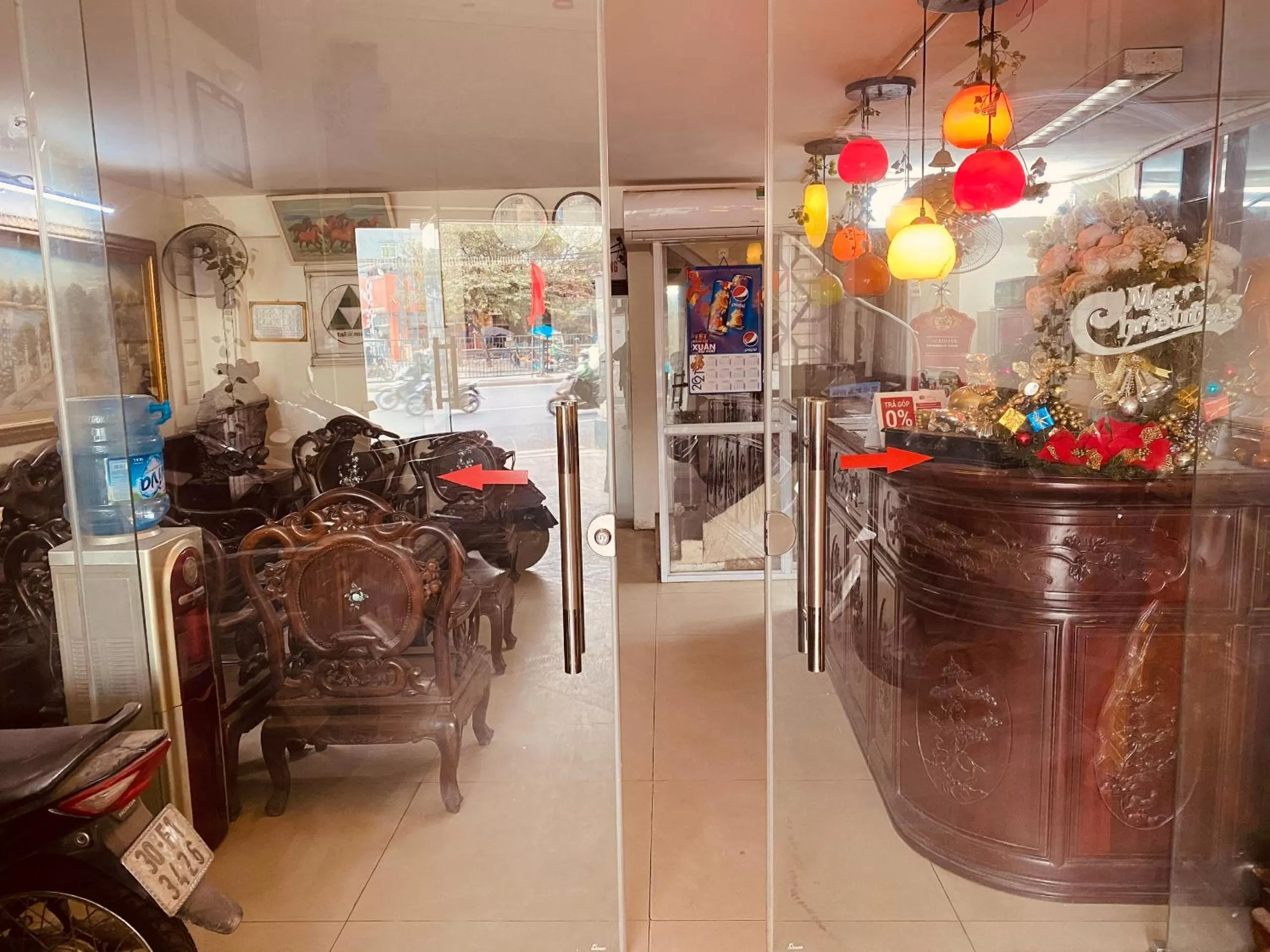 Lobby or reception in Thang Long Hotel