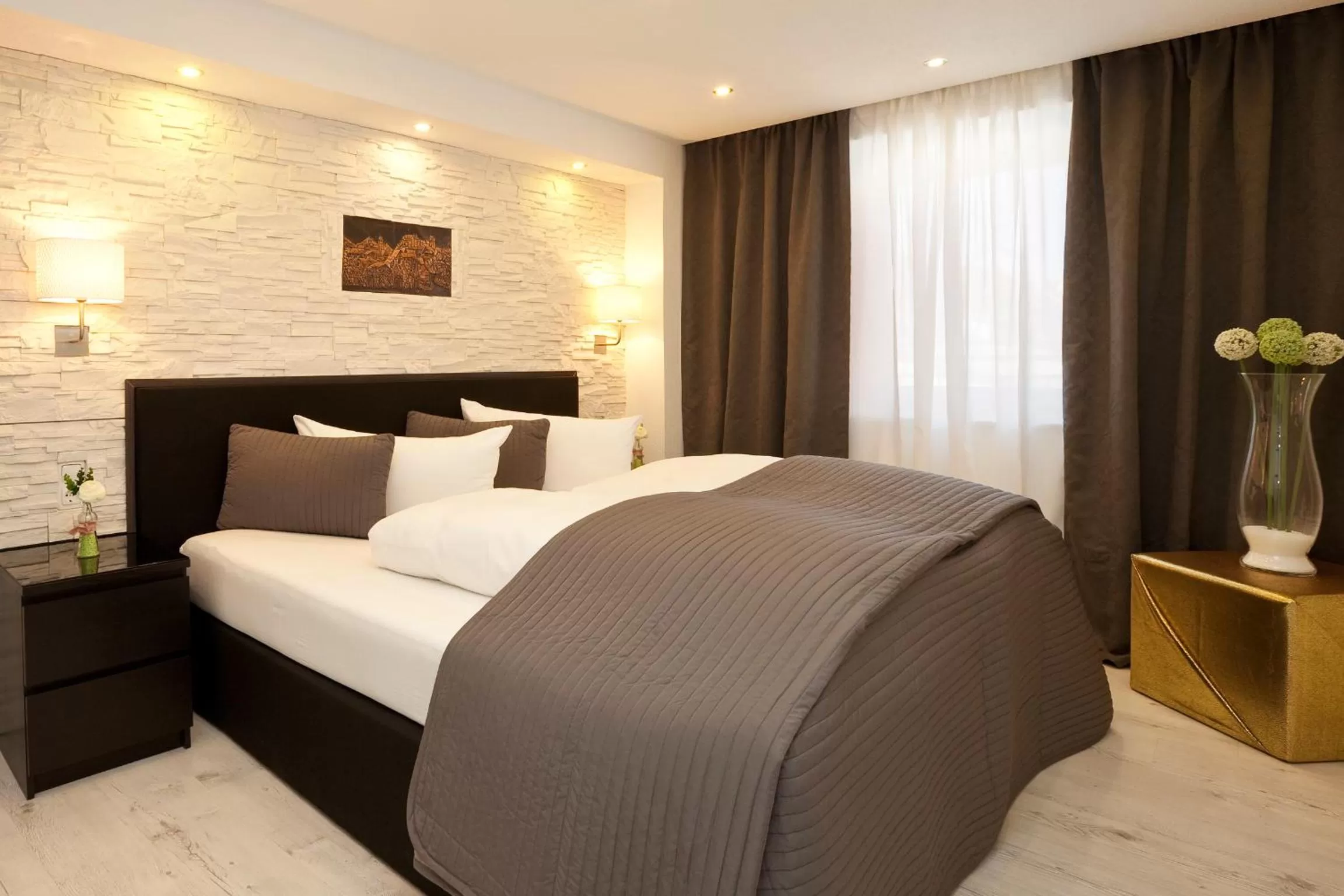 Bedroom, Bed in City Apart Hotel Füssen