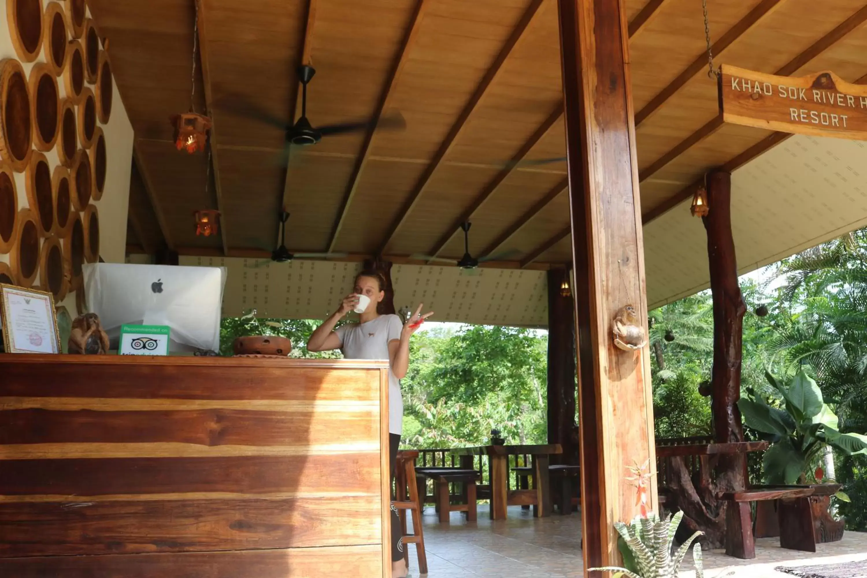 Lobby or reception in Khao Sok River Home Resort