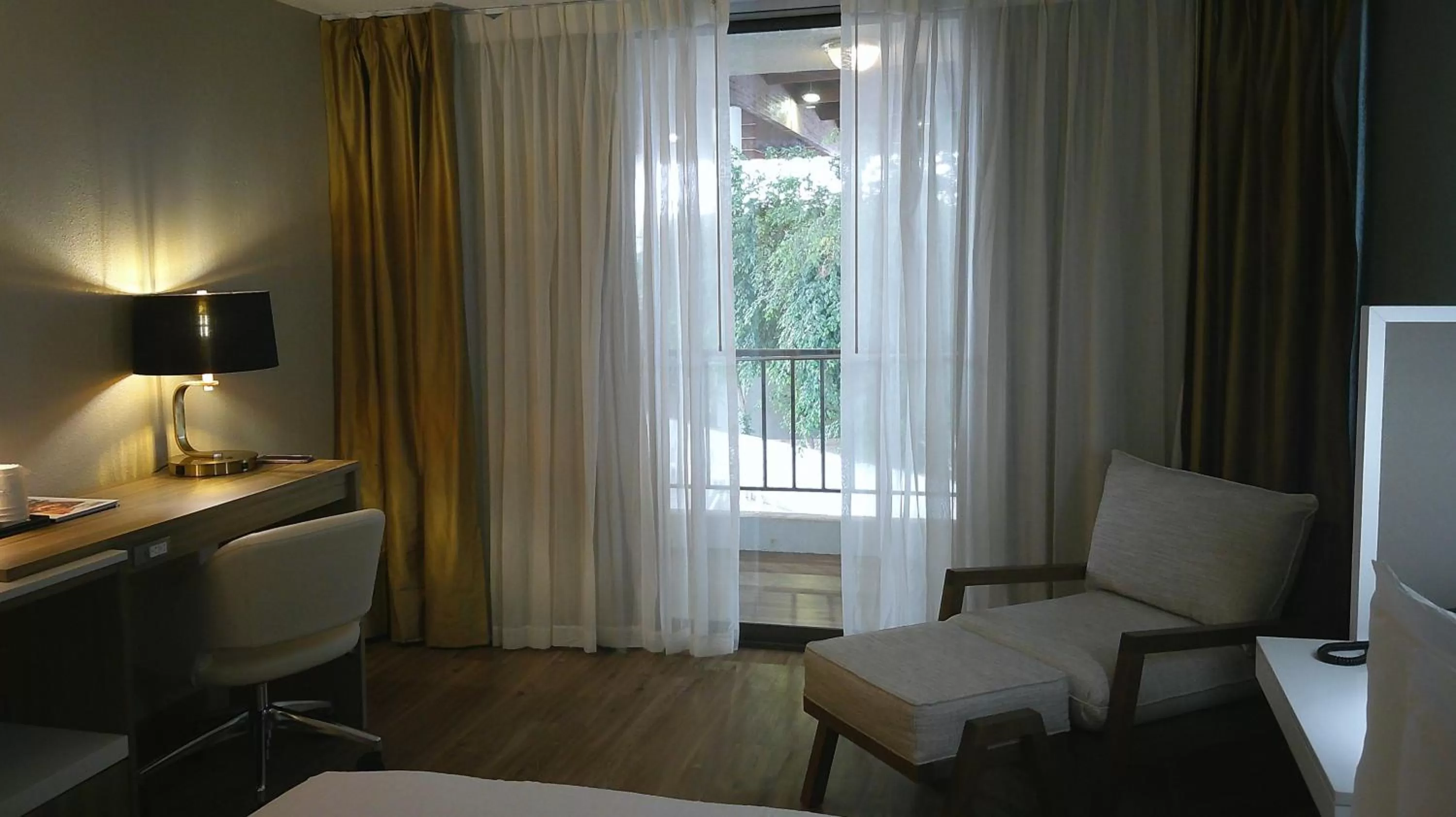 Bed in Wyndham Garden Detroit Metro Airport