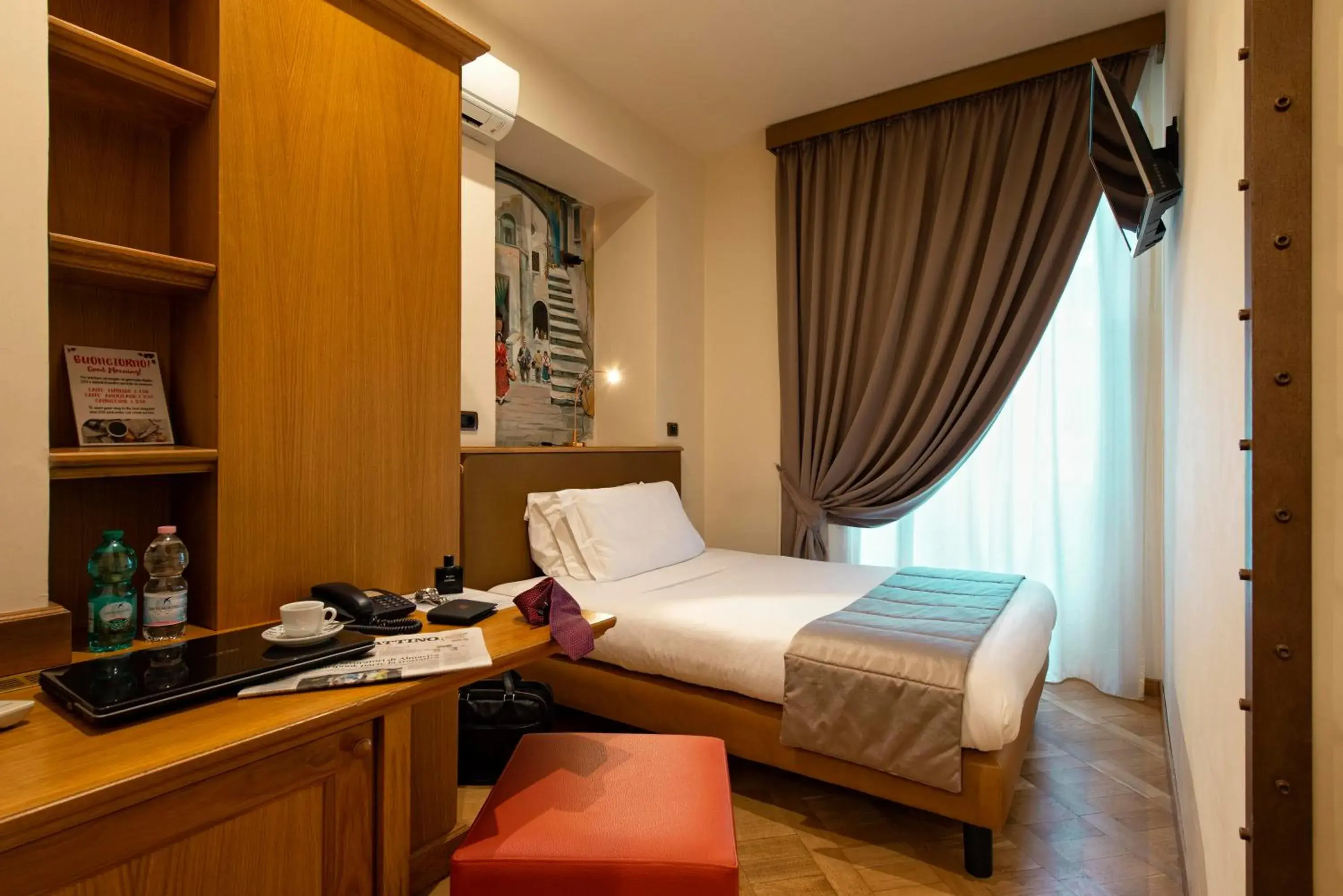 Bed in Grand Hotel Europa & Restaurant
