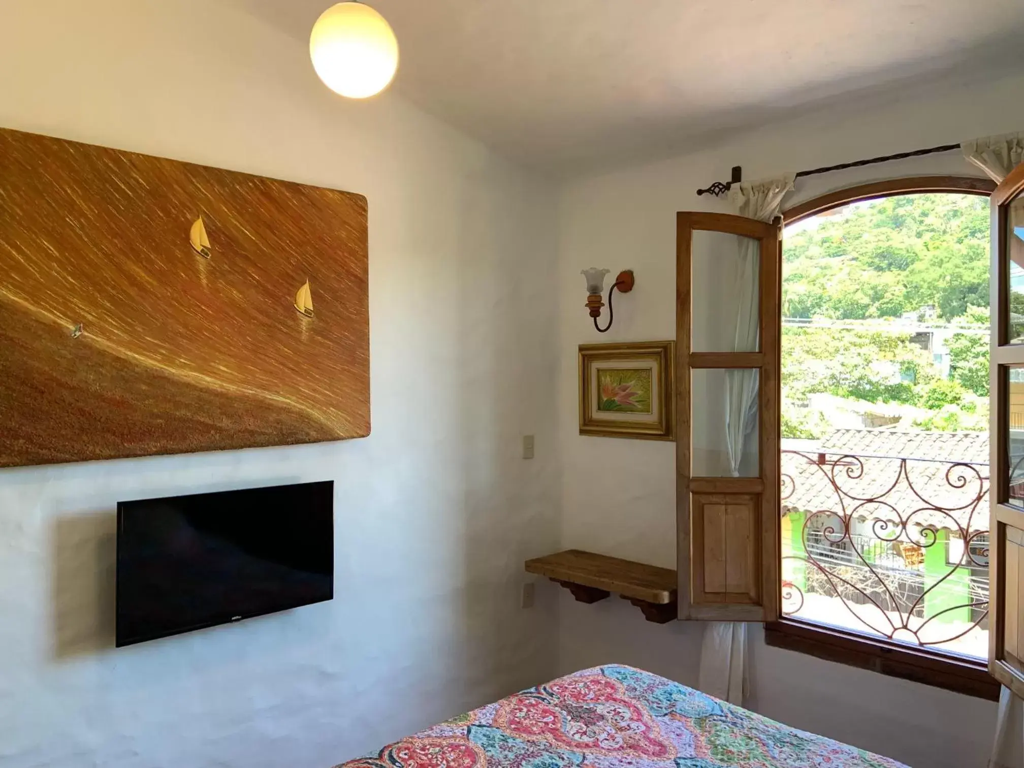 Bedroom, Bed in Casa Miguel Arcangel