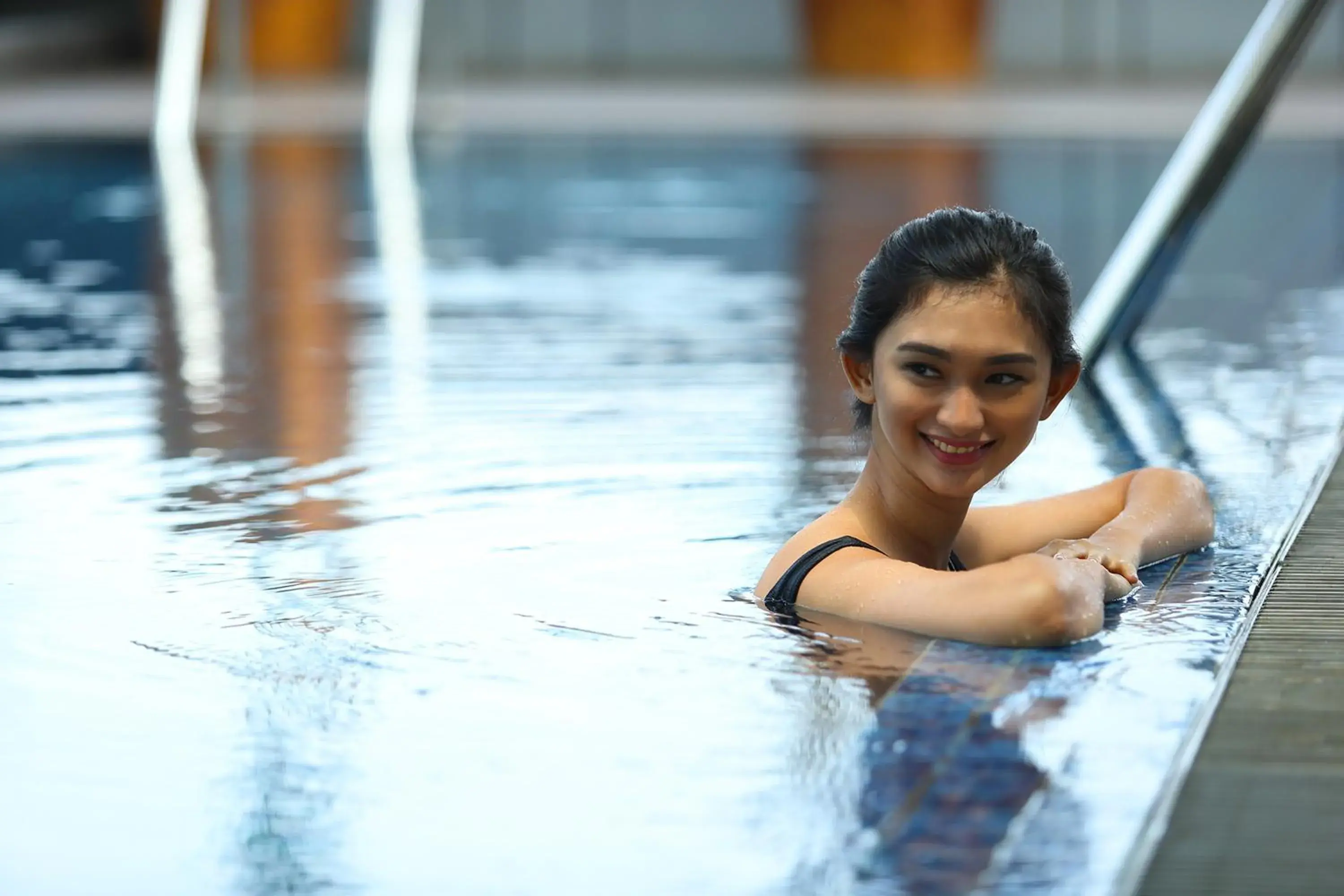 Guests, Swimming Pool in Hotel Santika Premiere ICE - BSD City