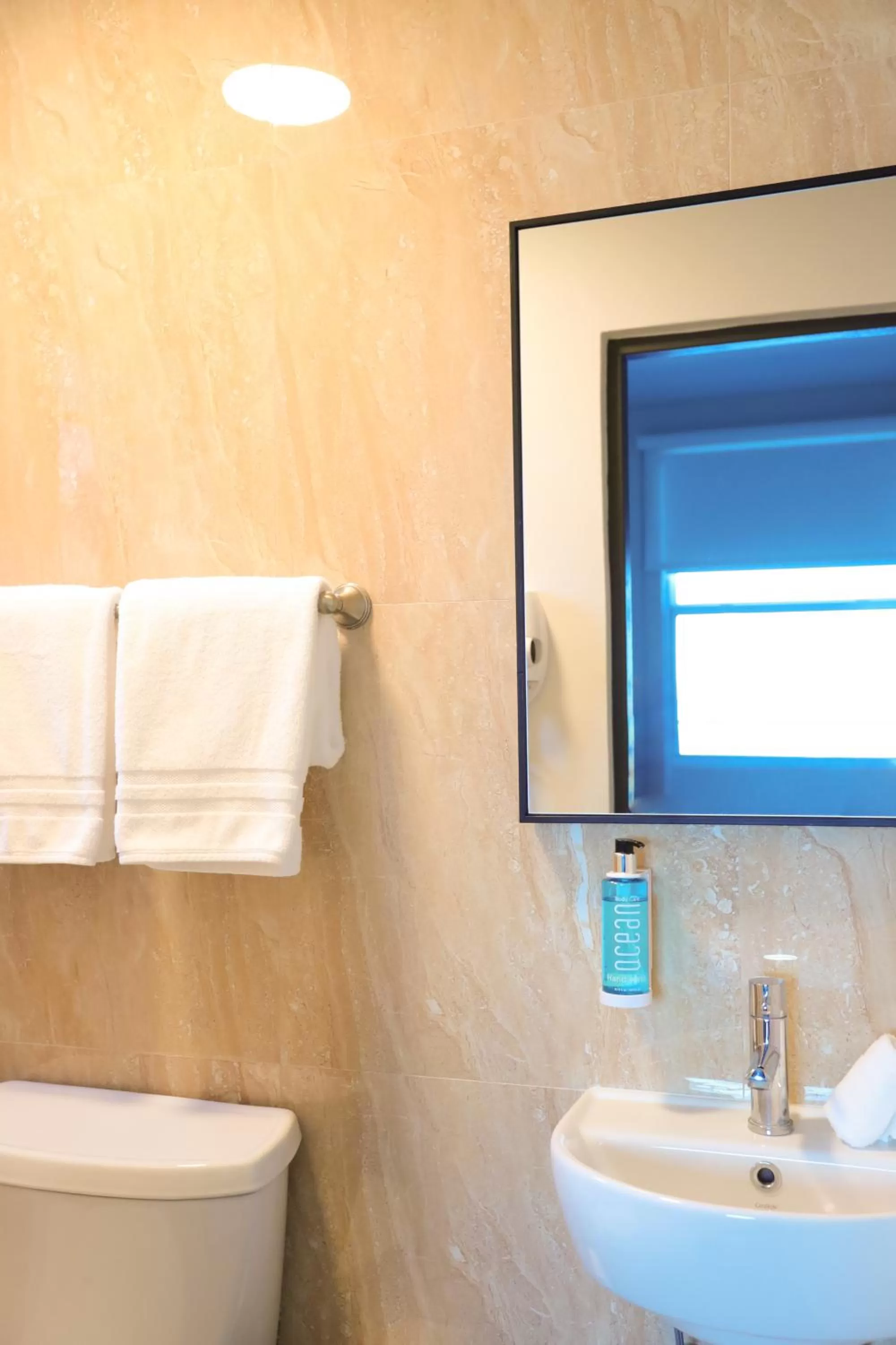 Bathroom in The Tryst Beachfront Hotel