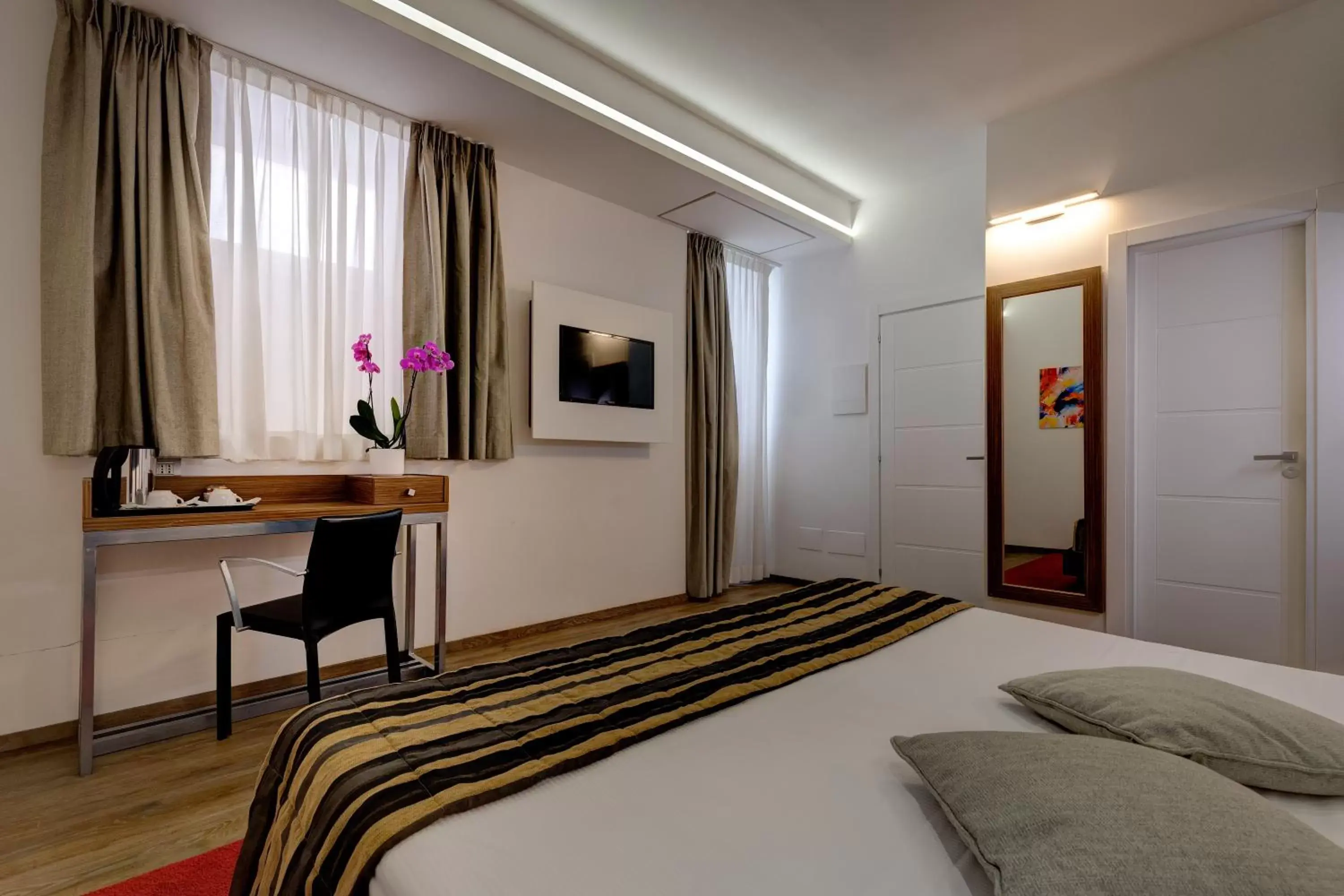 Bed in Hotel Rinascimento - Gruppo Trevi Hotels