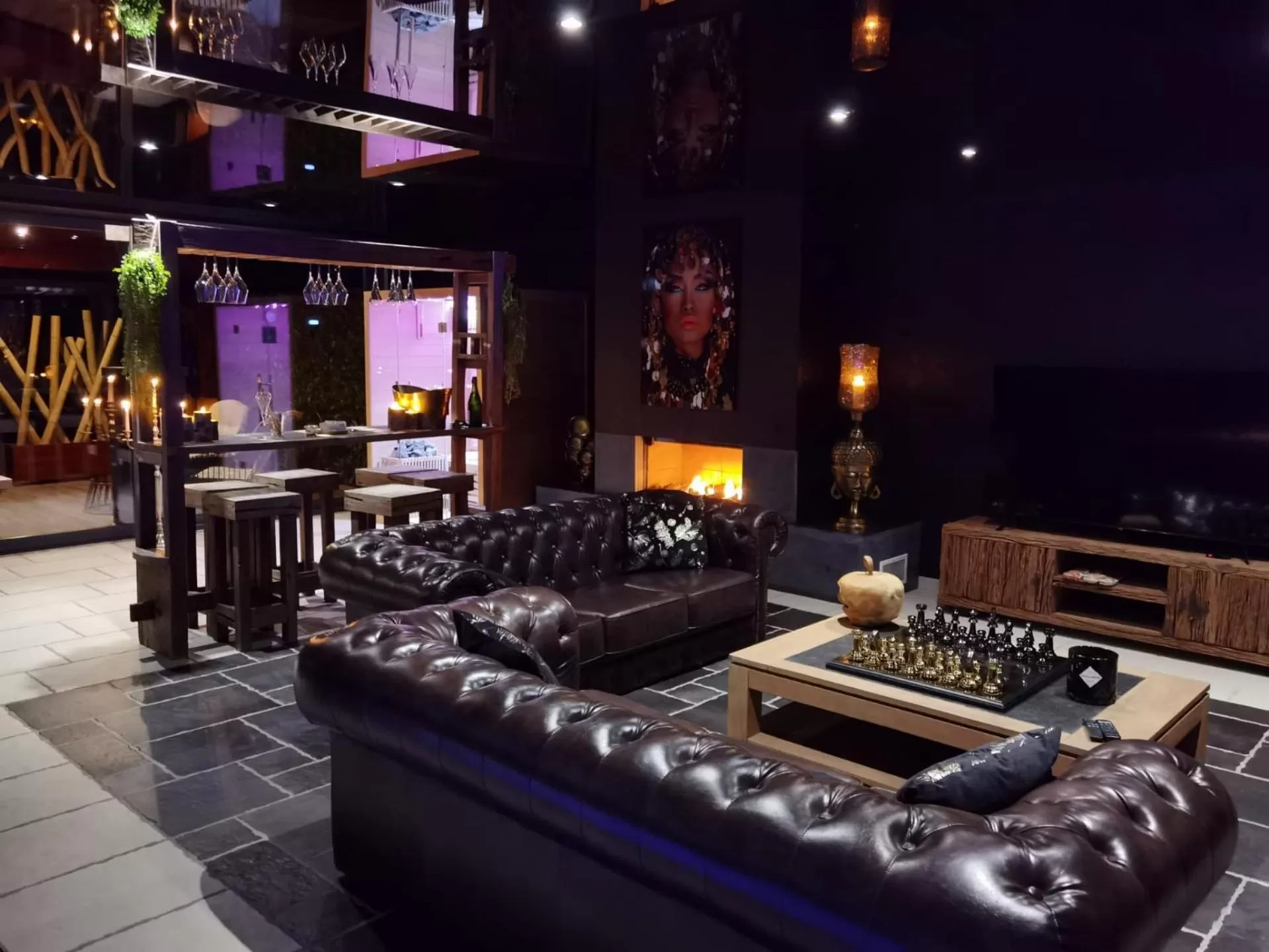 Lounge or bar in Les Suites M