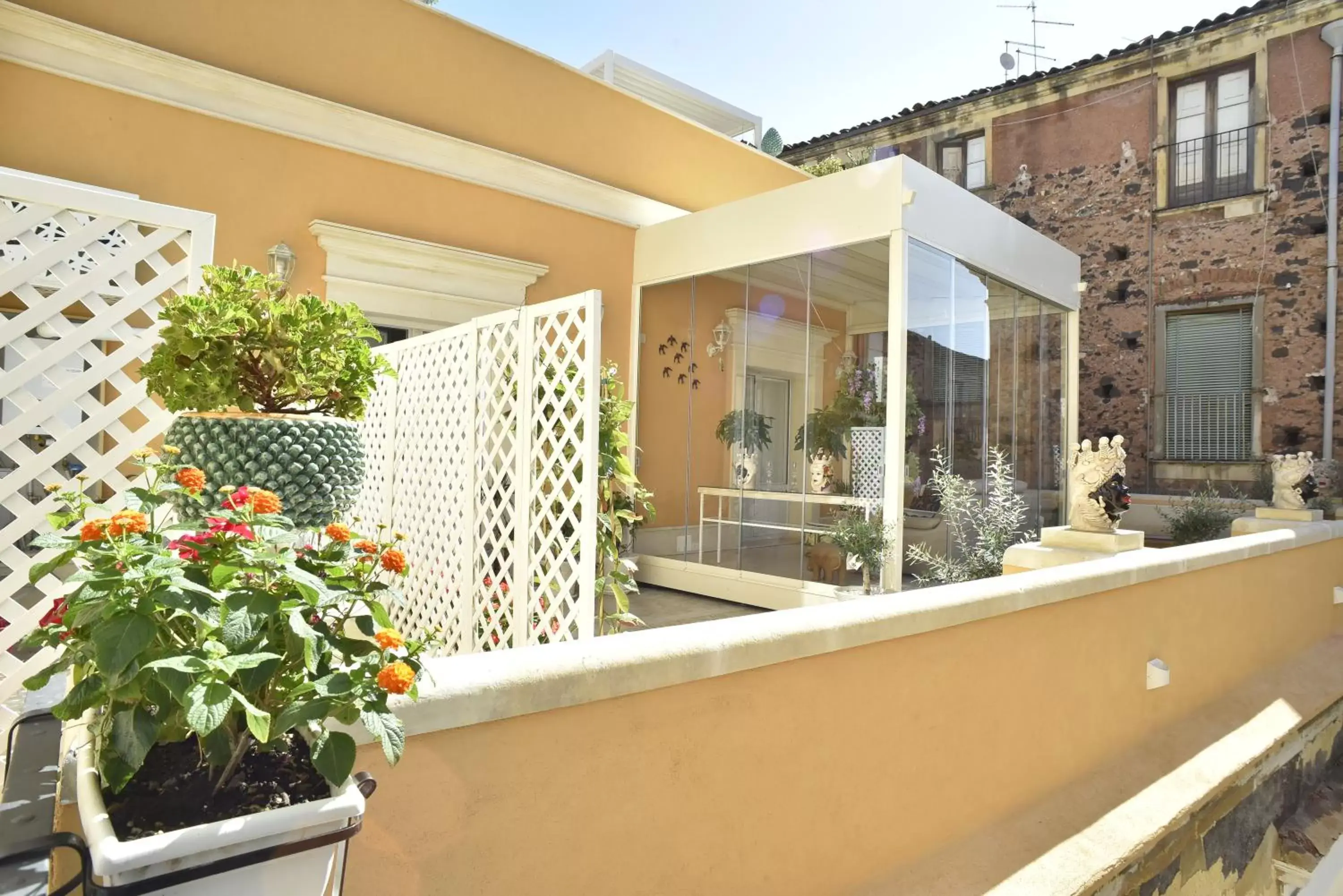 Balcony/Terrace in Home dentro il teatro