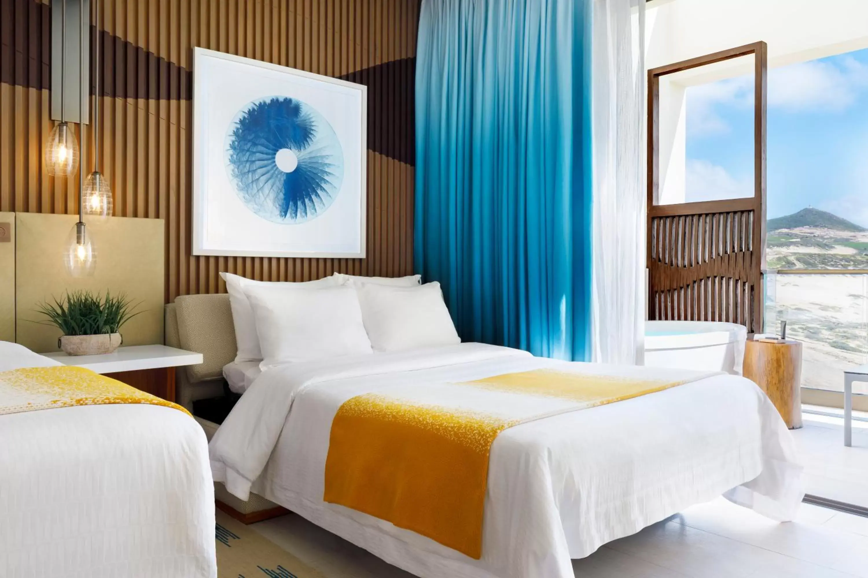 Bed in Hard Rock Hotel Los Cabos Bed in Hard Rock Hotel Los Cabos