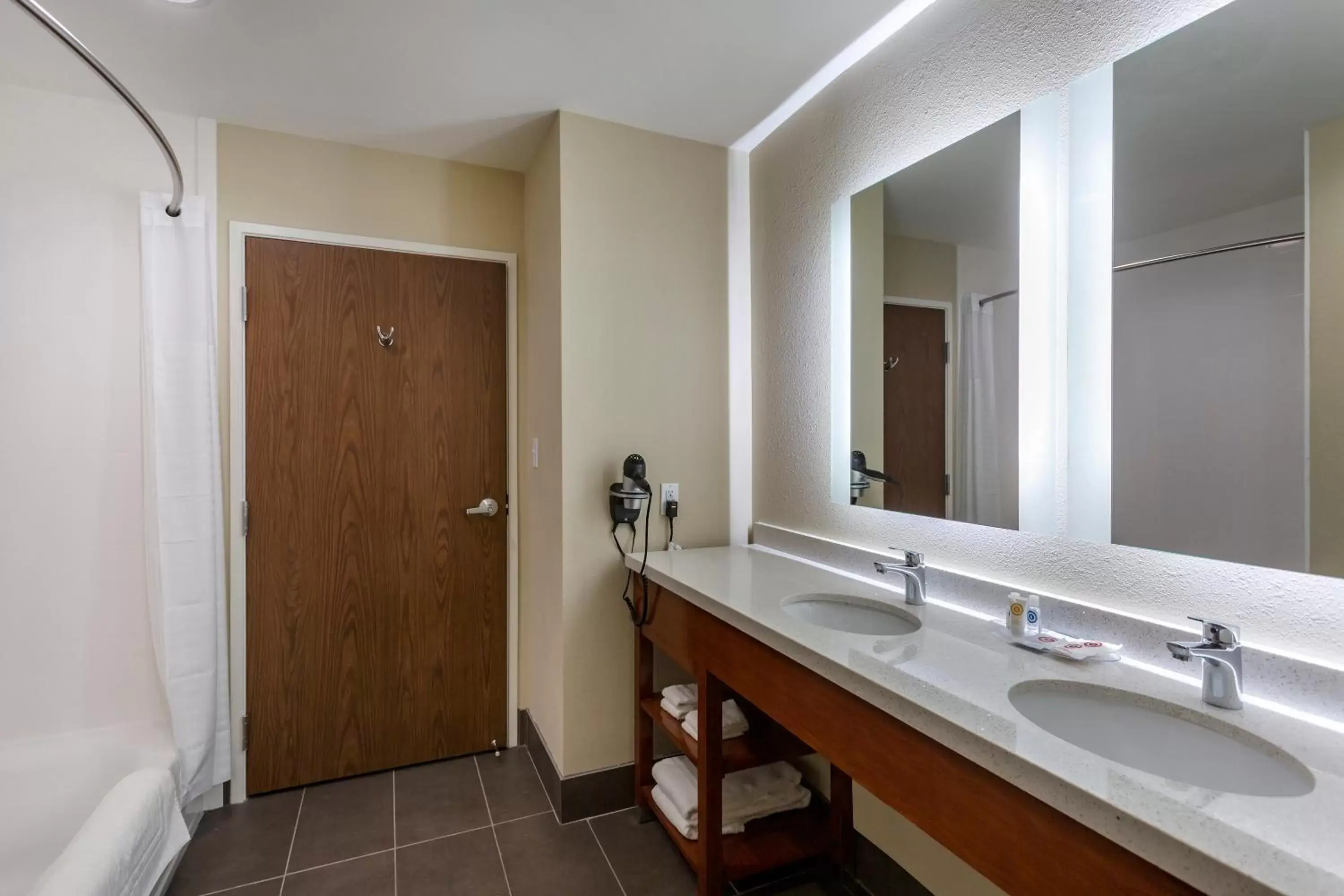Bathroom in Comfort Suites