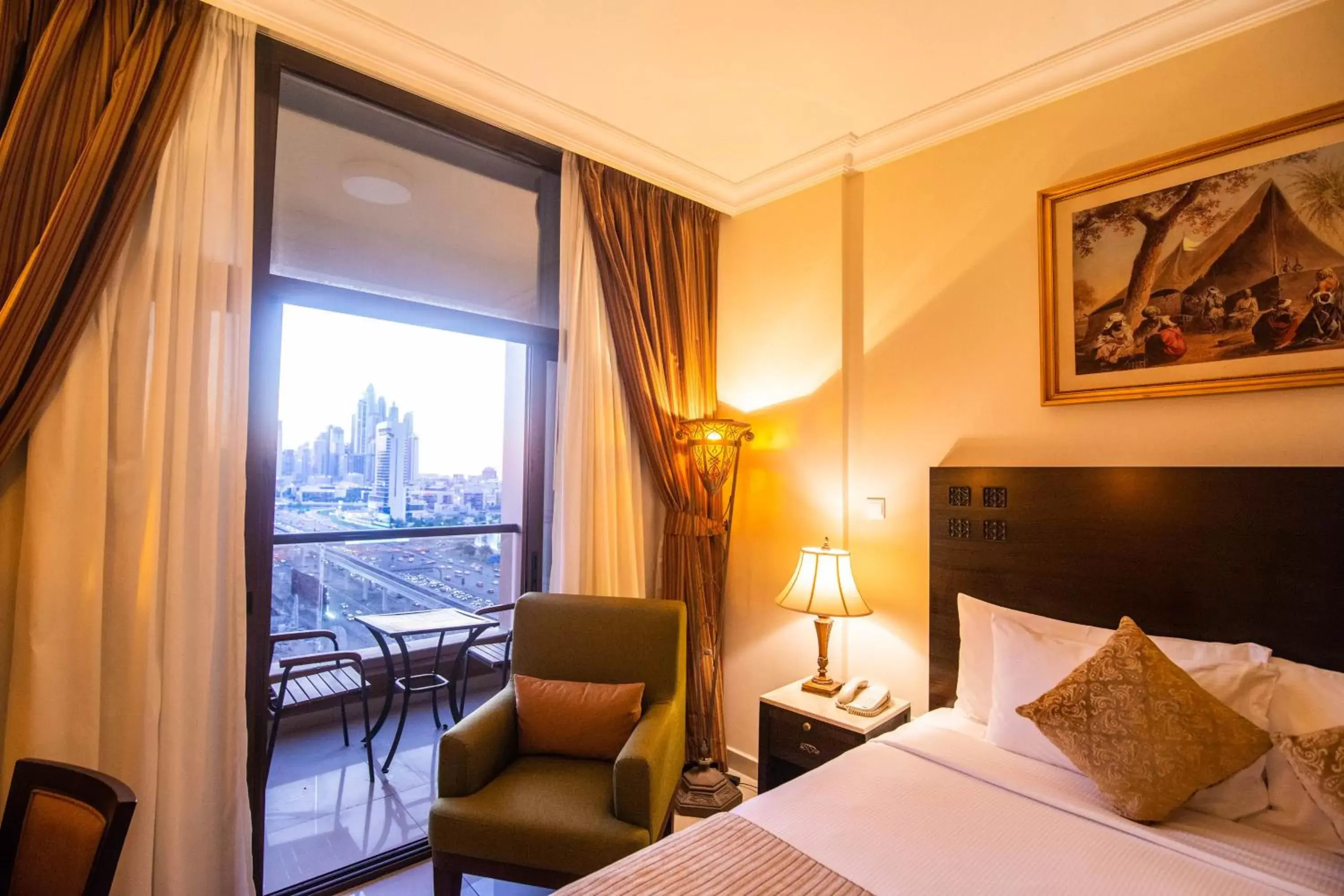 Bedroom in Mercure Dubai Barsha Heights Hotel Suites