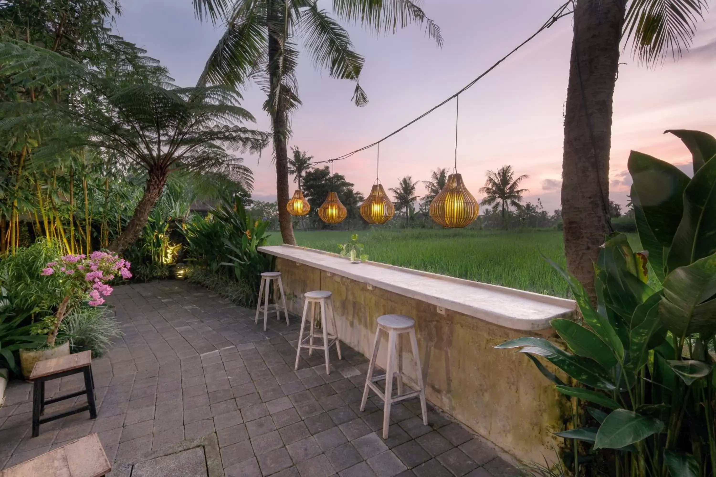 Garden view in Artini Bisma Ubud Hotel