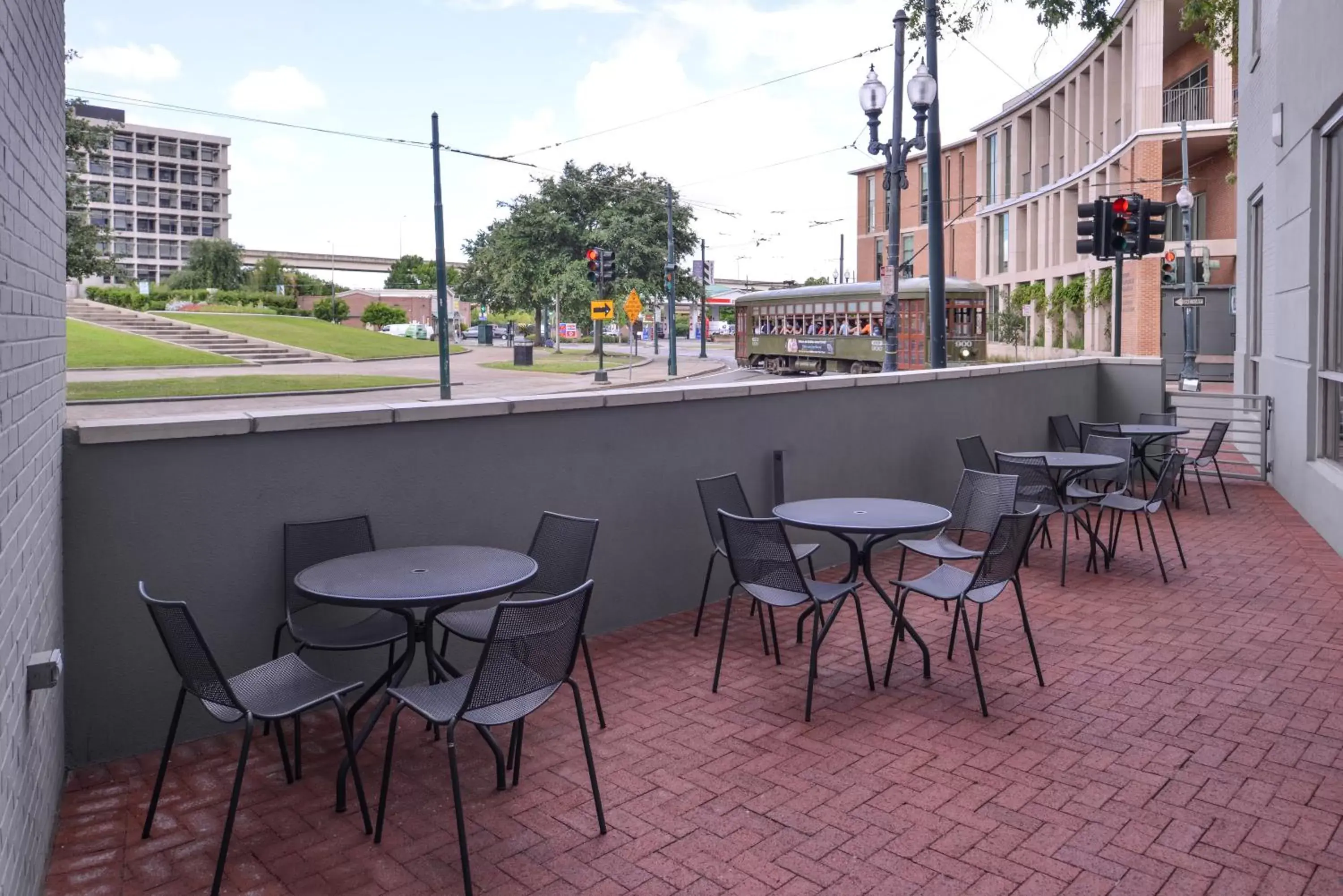 Patio in Holiday Inn Express New Orleans - St Charles, an IHG Hotel