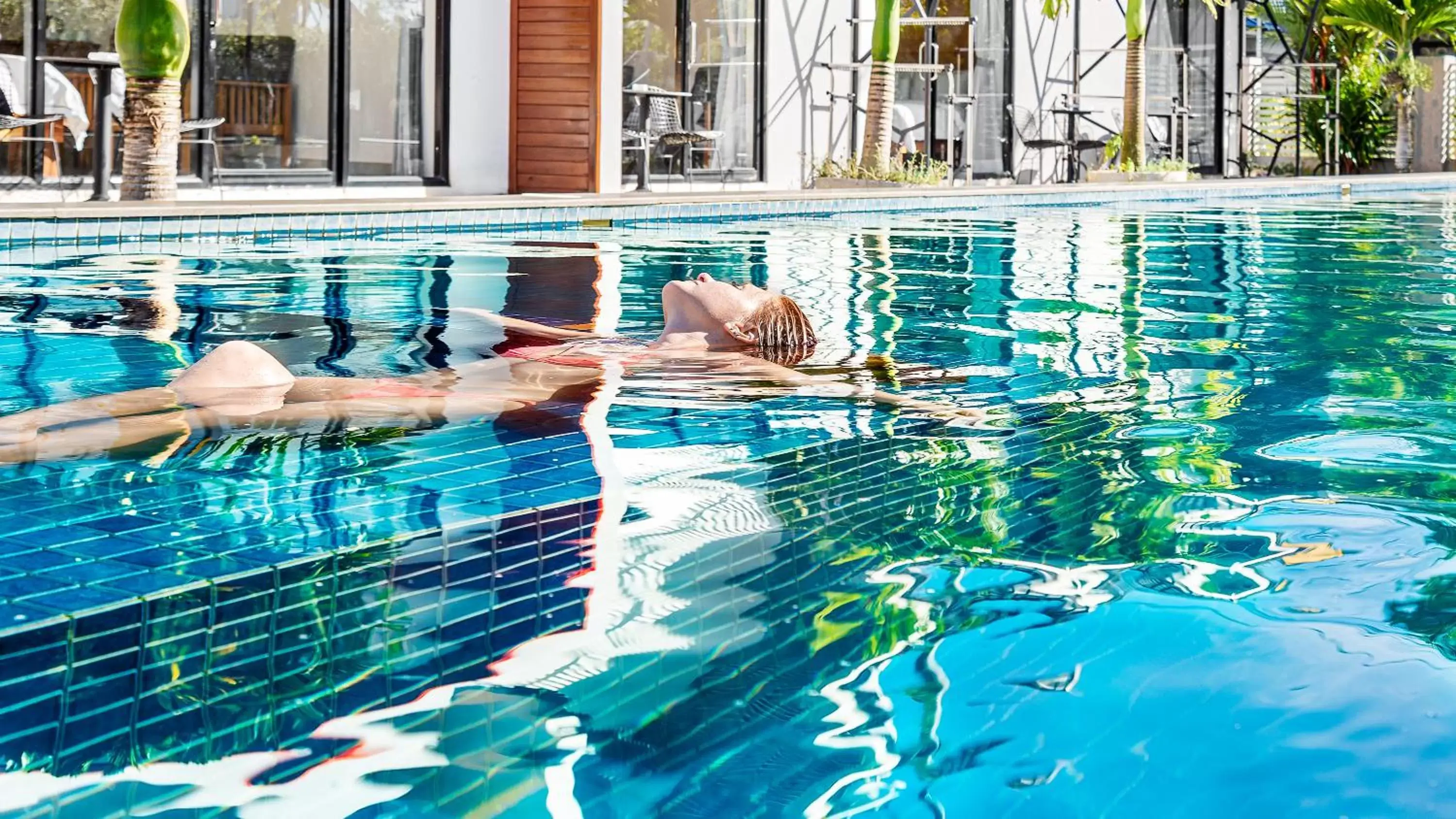 People, Swimming Pool in Sandy Clay Bungalows