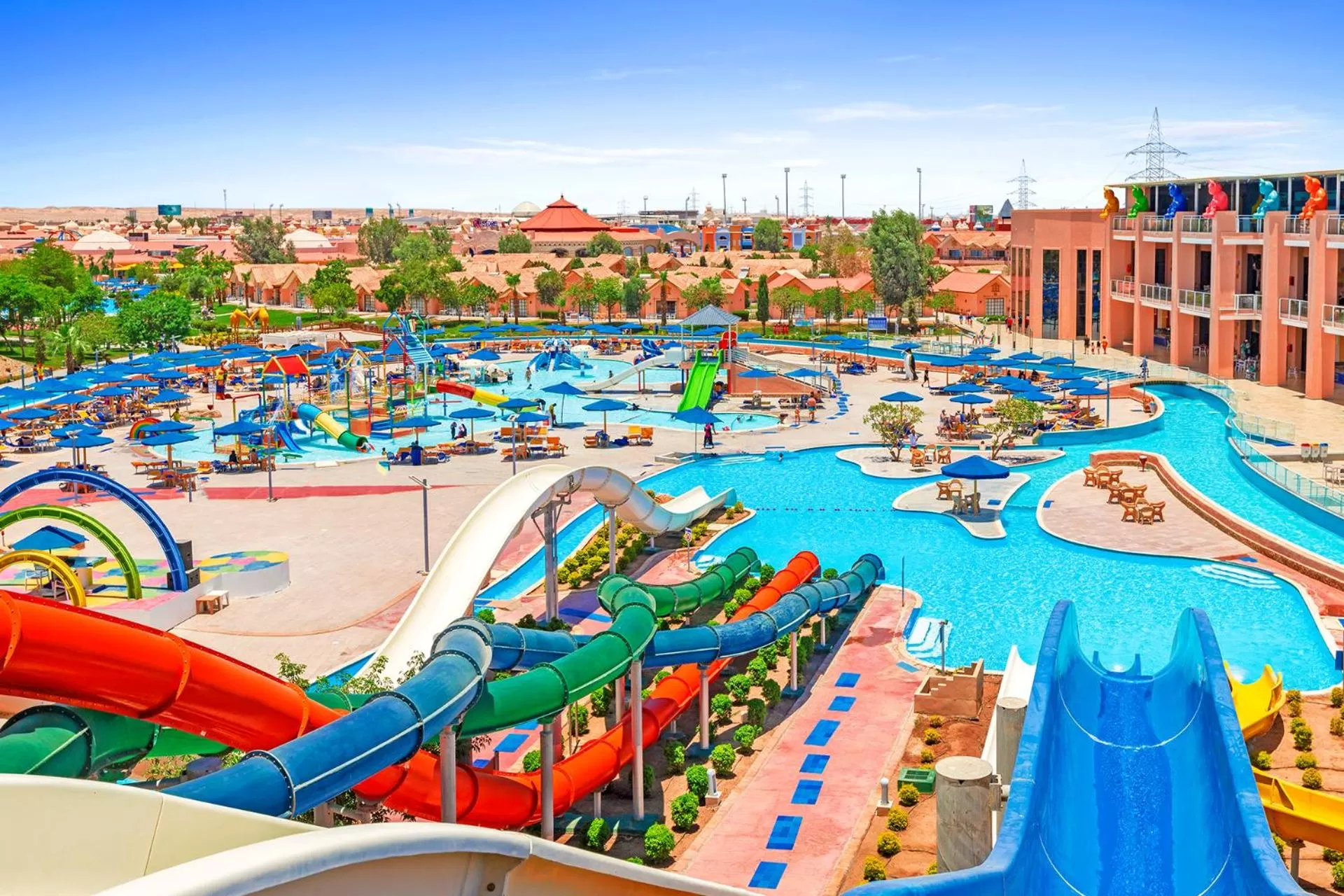 Aqua park in Neverland City Hurghada - Pickalbatros