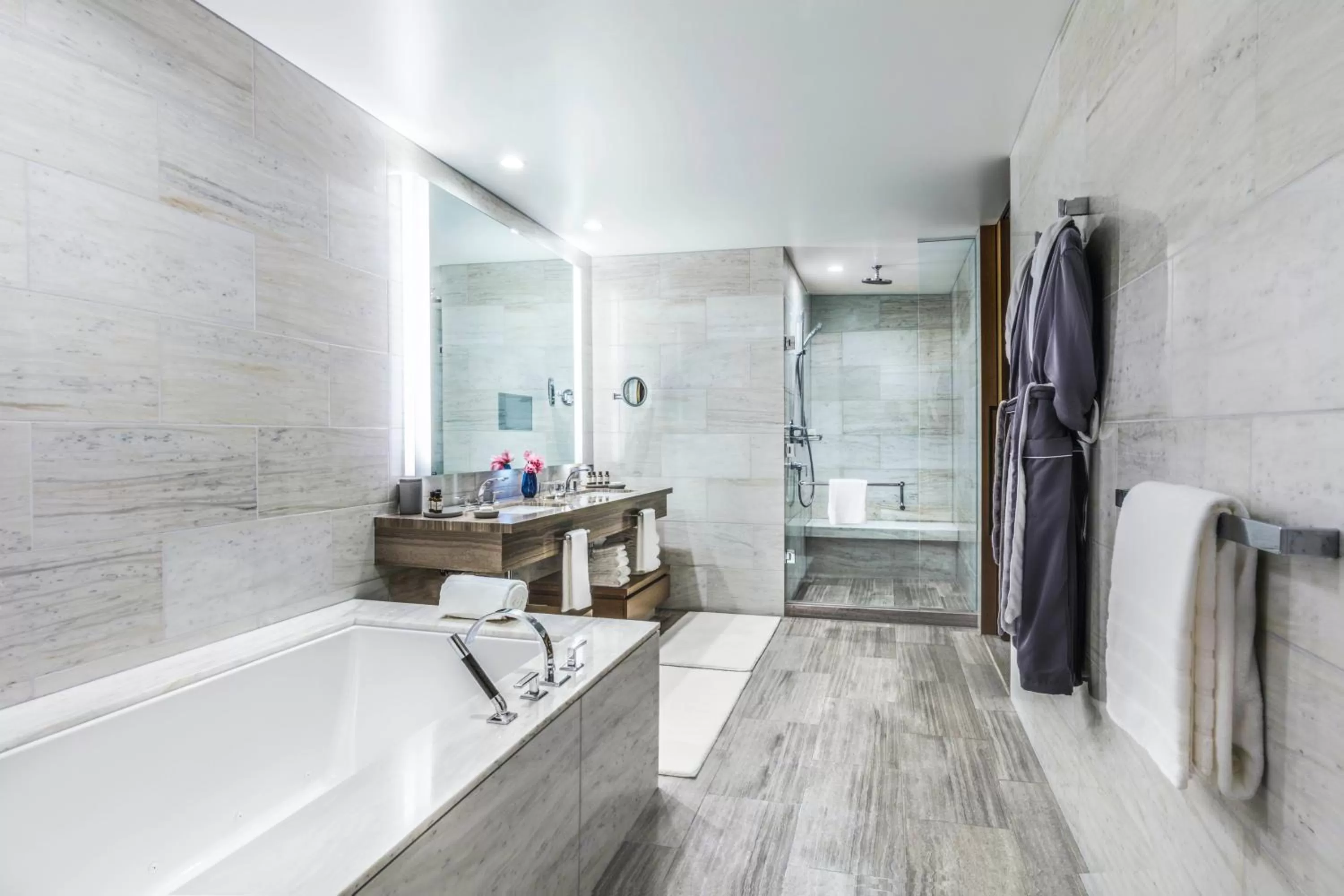 Bathroom in InterContinental - Los Angeles Downtown by IHG