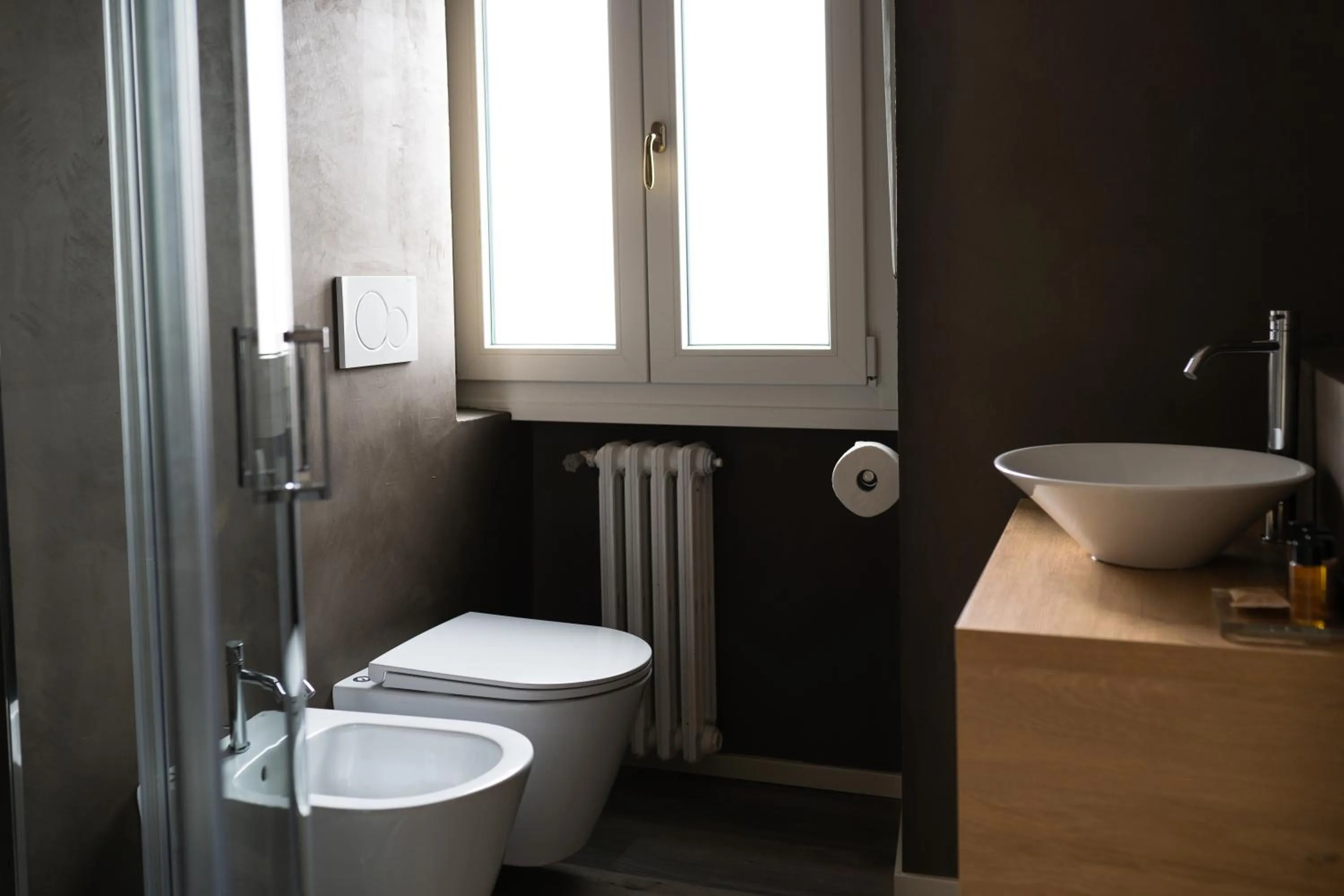 Toilet in Hotel Conca D'Oro ***S