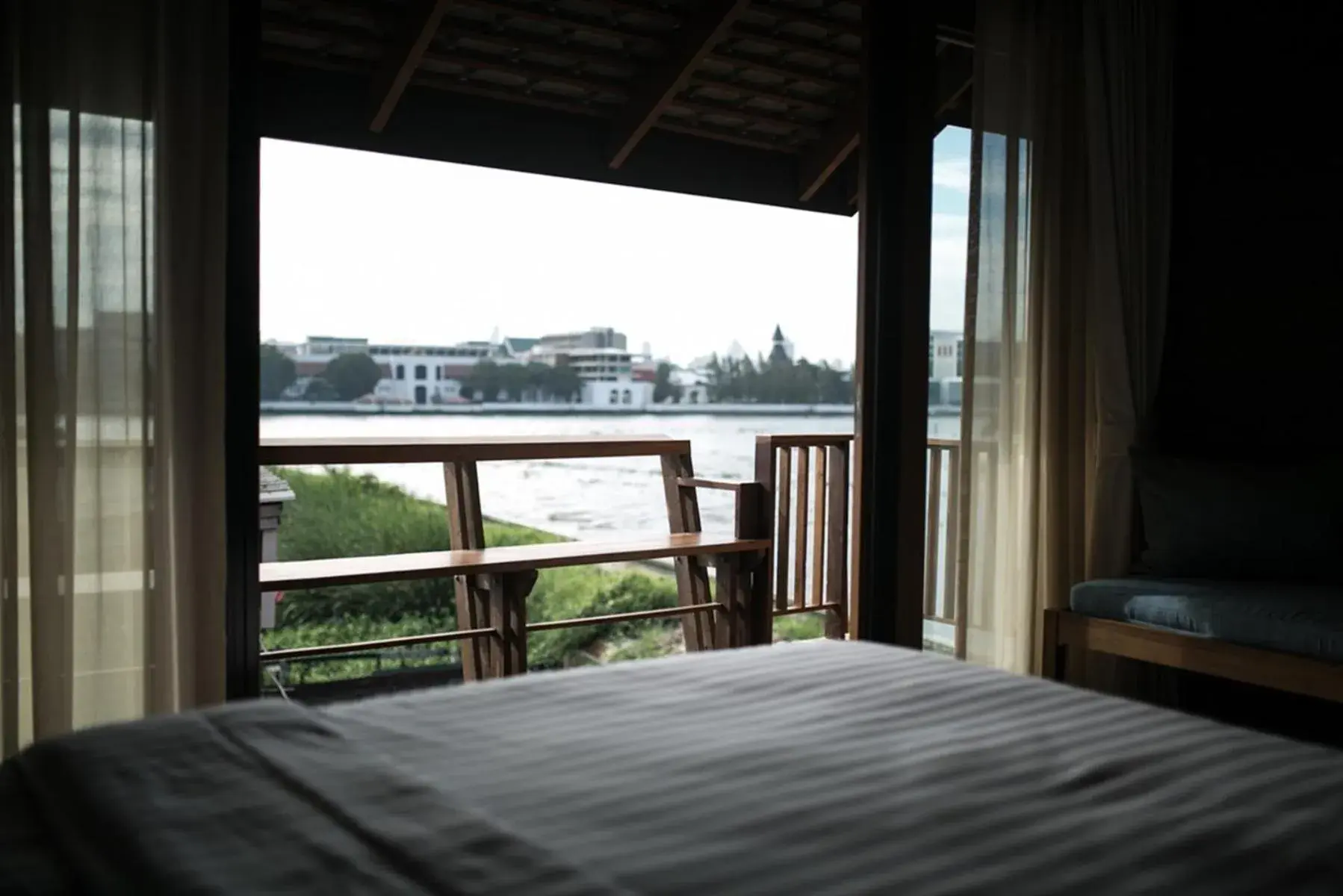 View (from property/room), Bed in CHANN  Bangkok-Noi