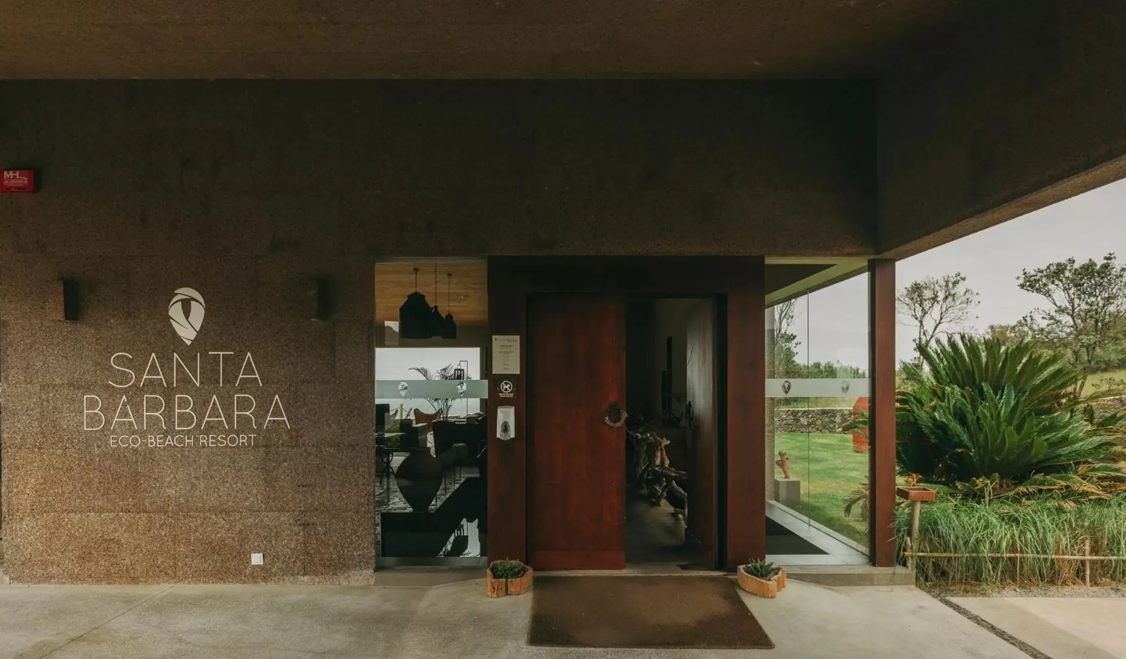 Facade/entrance in Santa Barbara Eco-Beach Resort