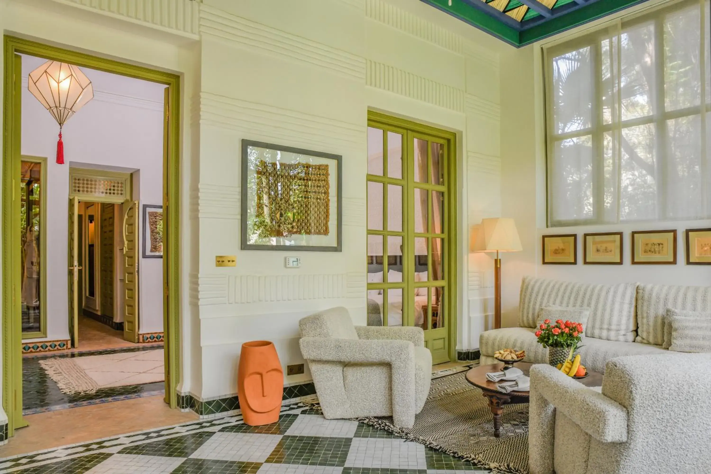 Living room, Seating Area in Dar Rhizlane, Palais Table d'hôtes & SPA