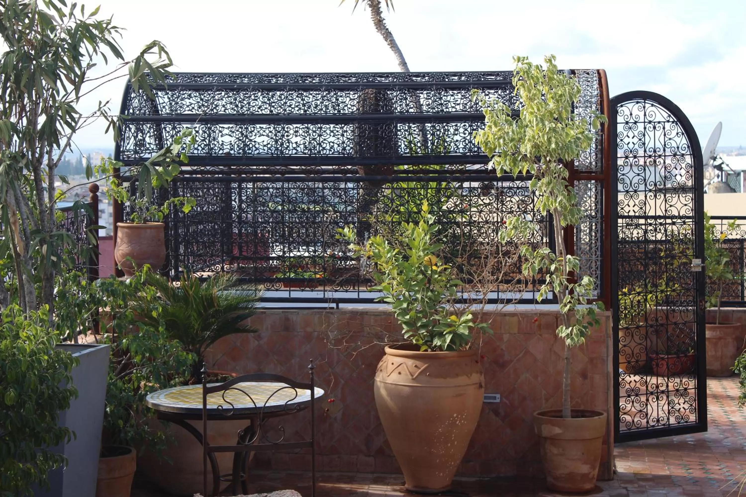 Patio in Riad le petit ksar