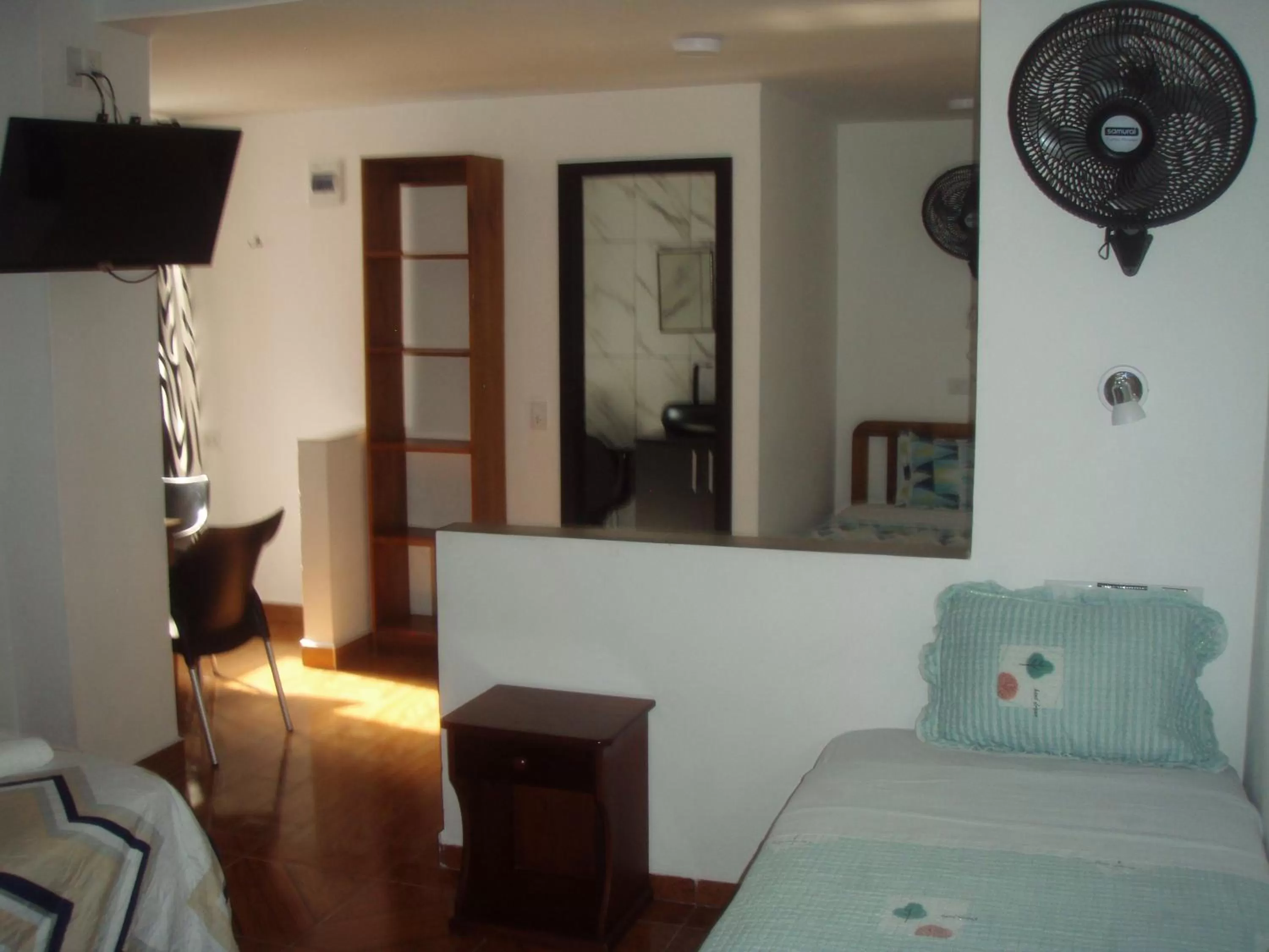 Bed in Hostal Limoncocha