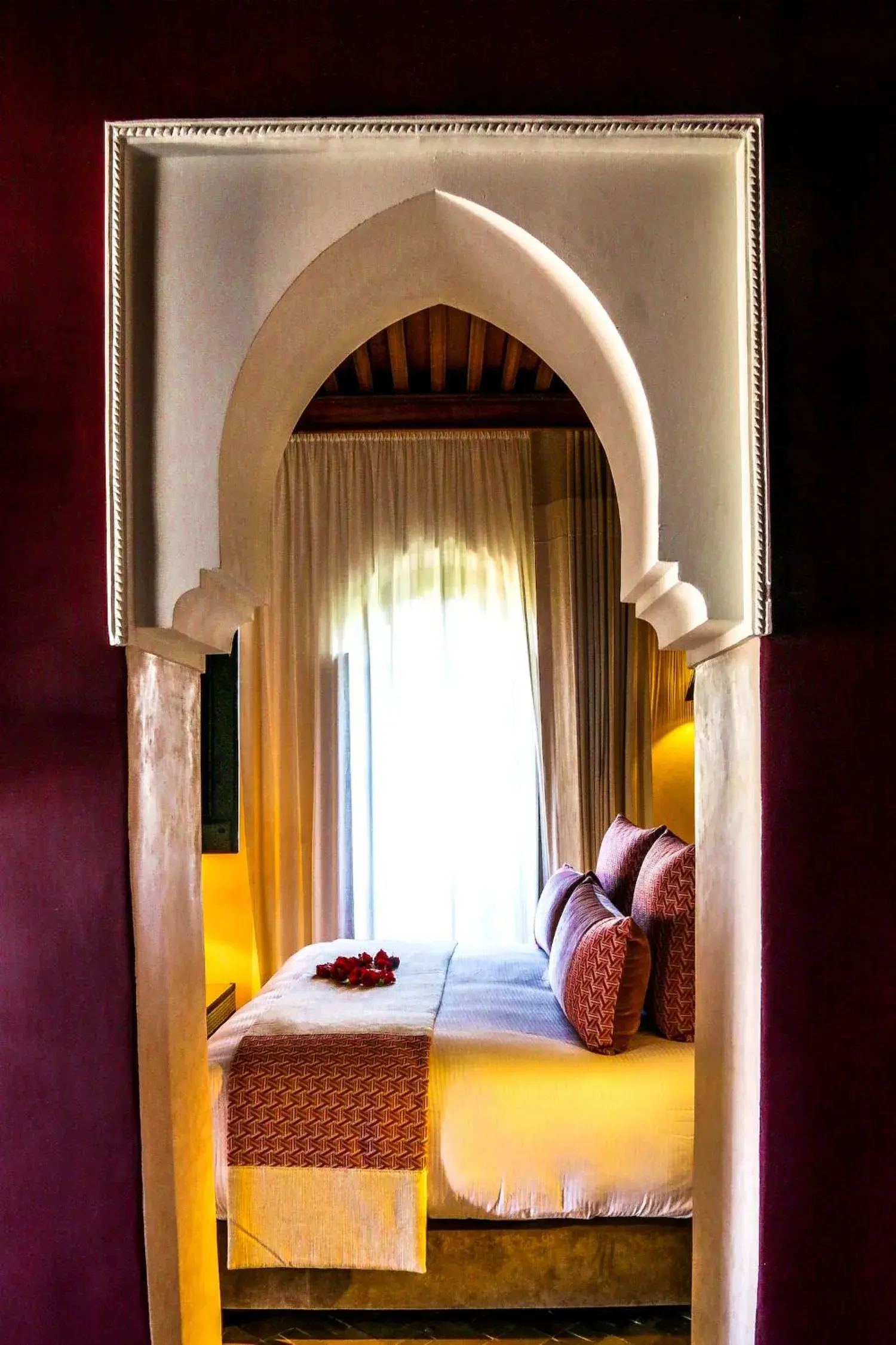 Bed in Riad Fes Relais et Cháteaux