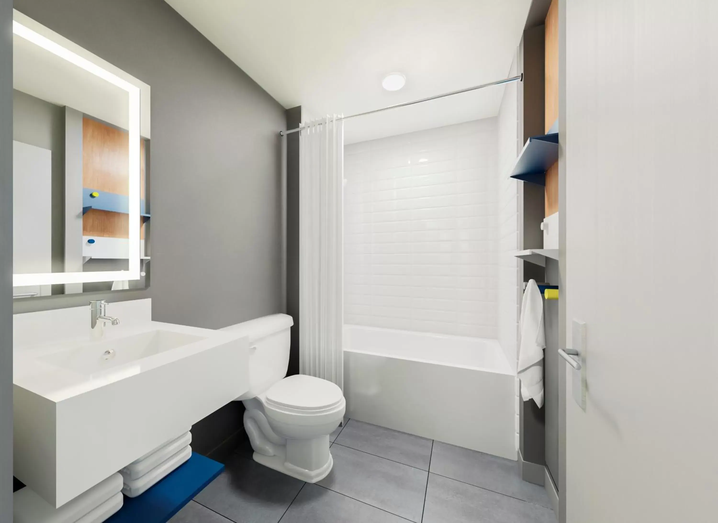 Bathroom in Microtel Inn Suites by Wyndham Lac-Megantic