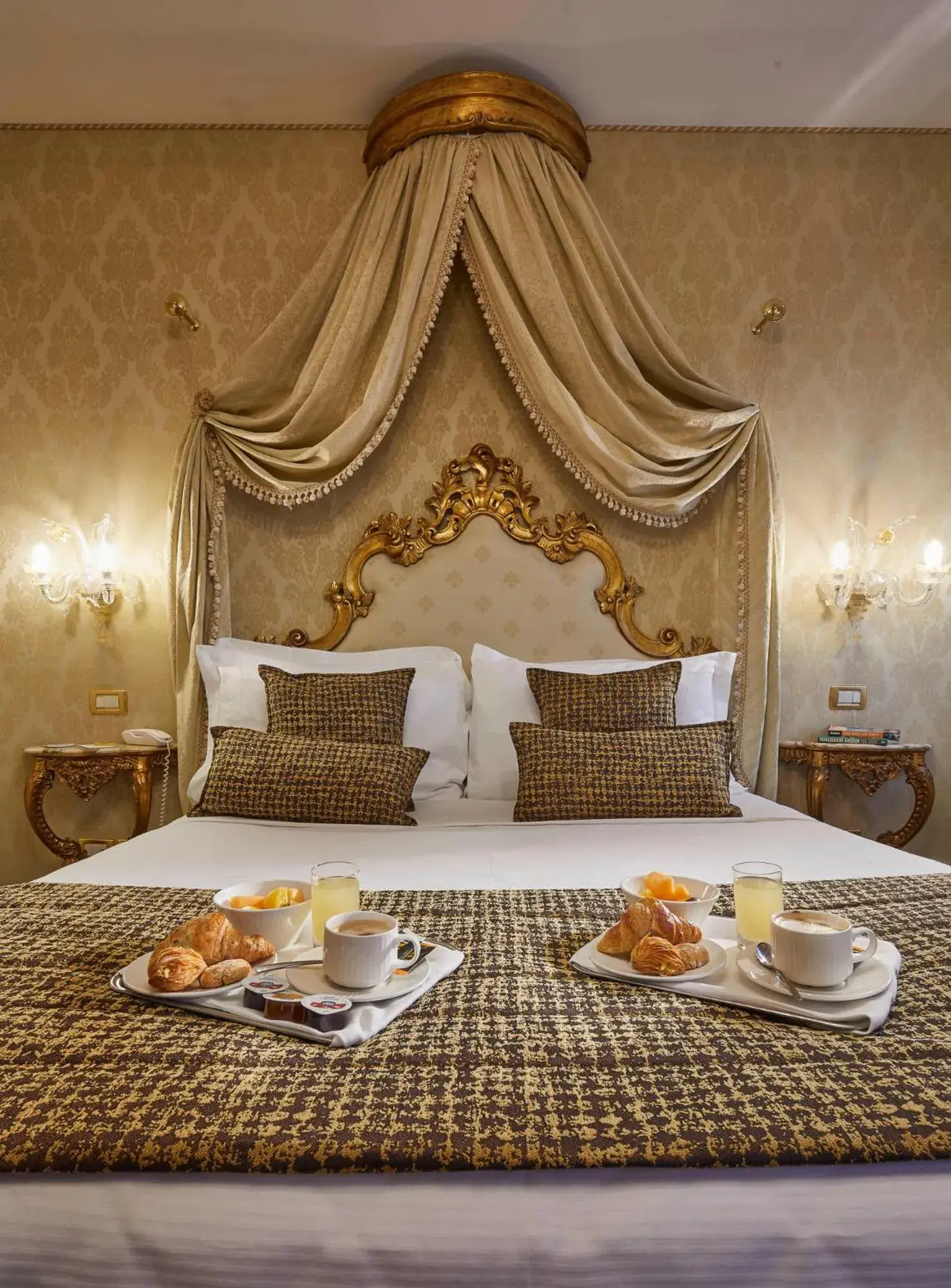 Bed in Hotel Orsaria Bed in Hotel Orsaria