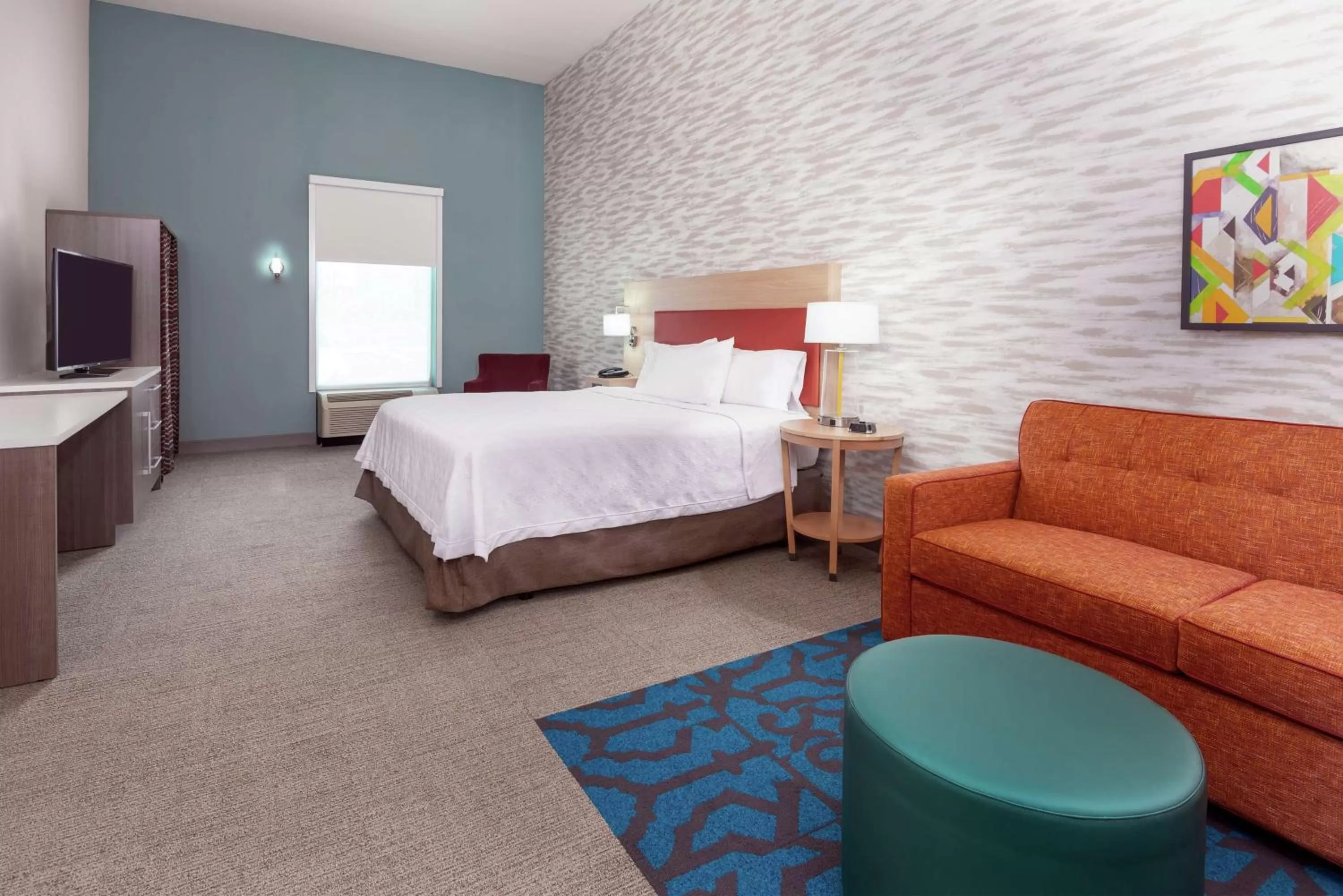 Bedroom, Bed in Home2 Suites By Hilton Orlando Near Universal