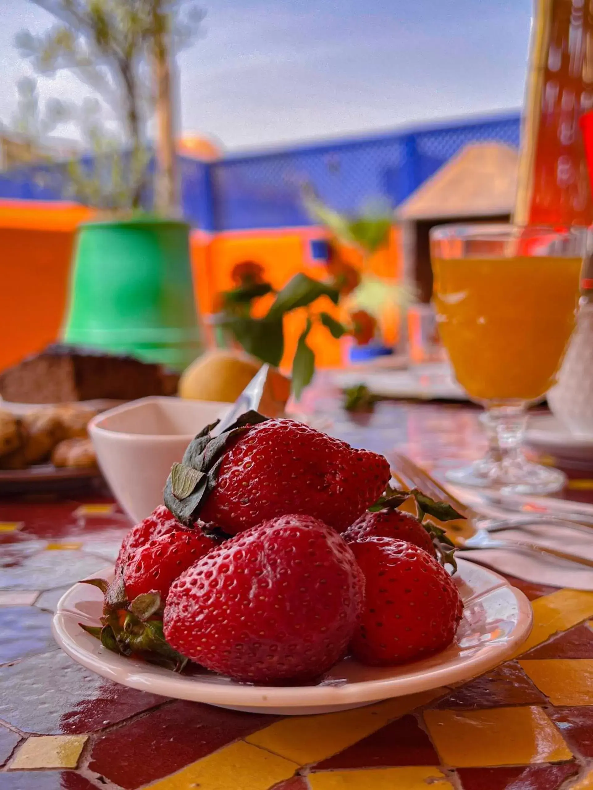 Breakfast in Riad Le Jardin de Lea, Suites & Spa